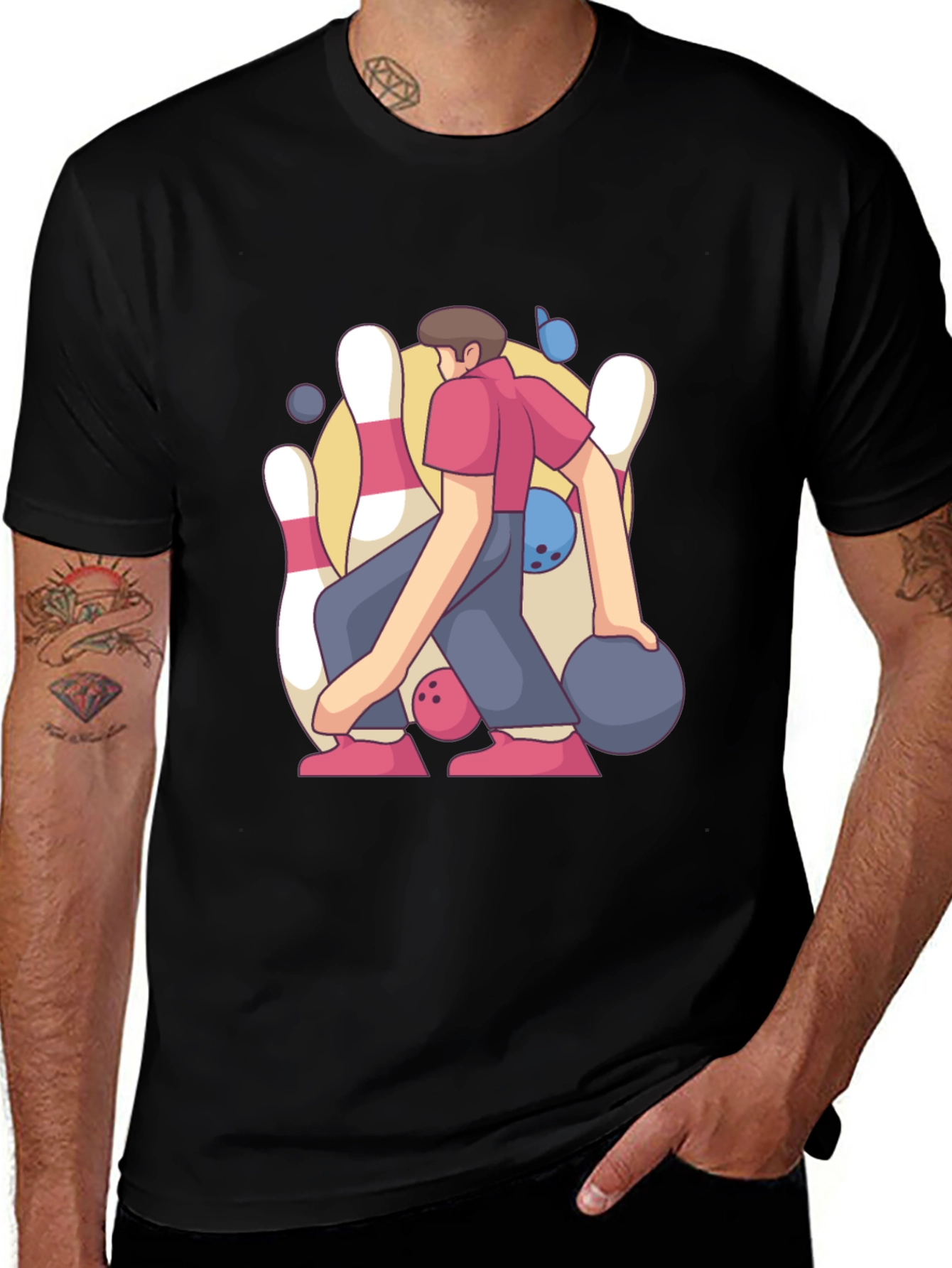 Variant 26 of Bowling Strike Graphic Tee