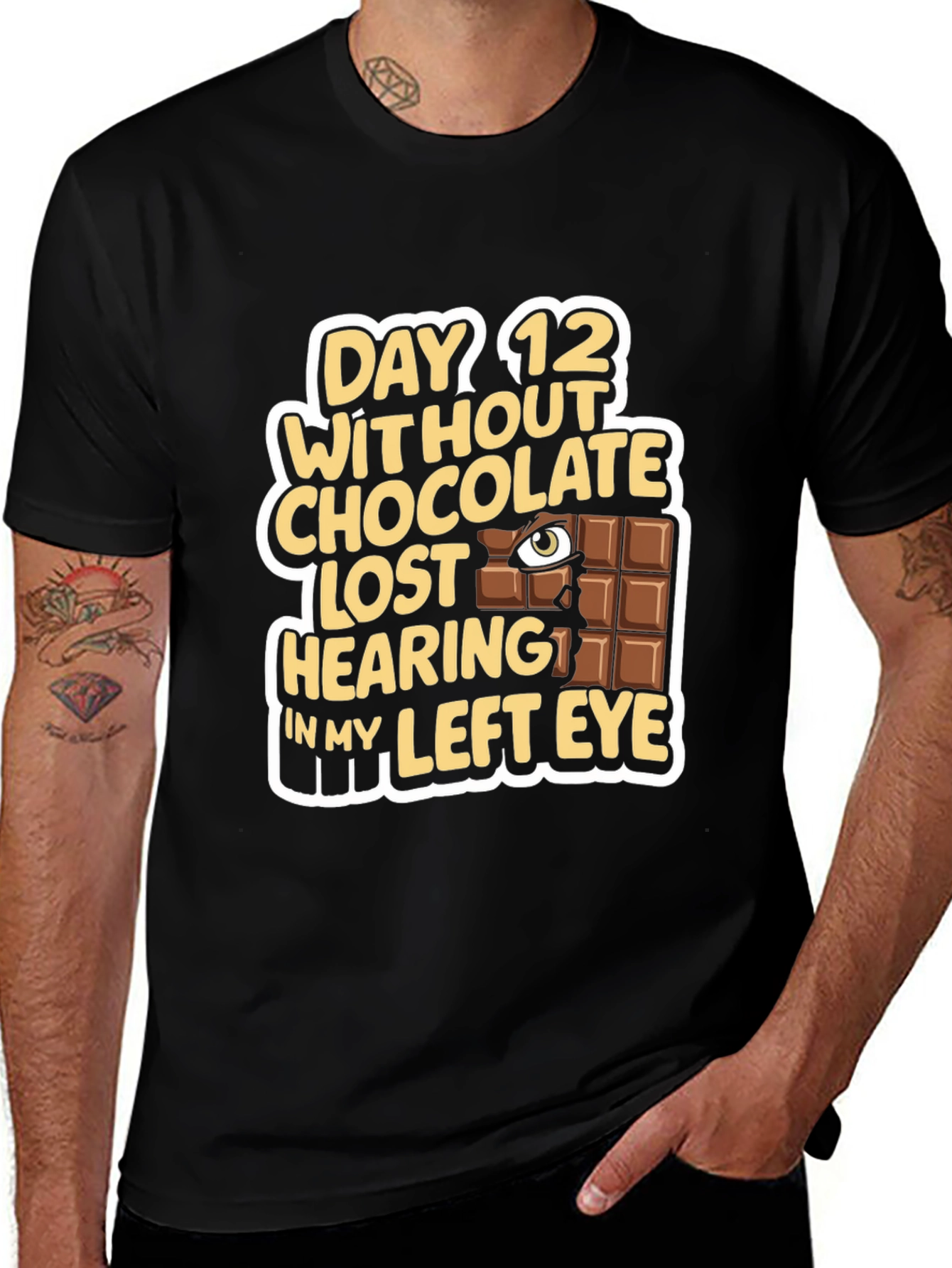 Variant 9 of Funny Chocolate Craving T-Shirt
