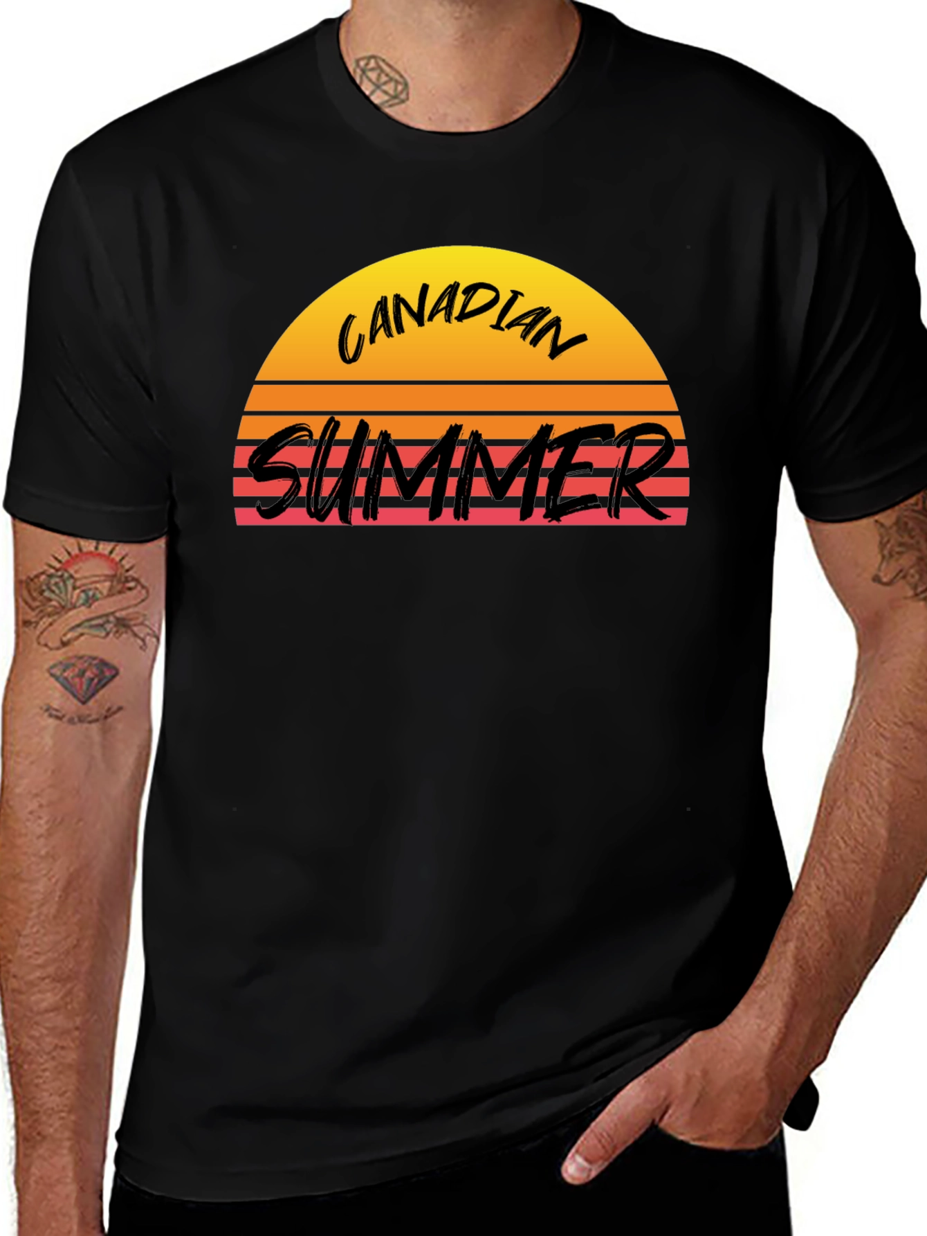 Variant 20 of Canadian Summer Graphic Tee