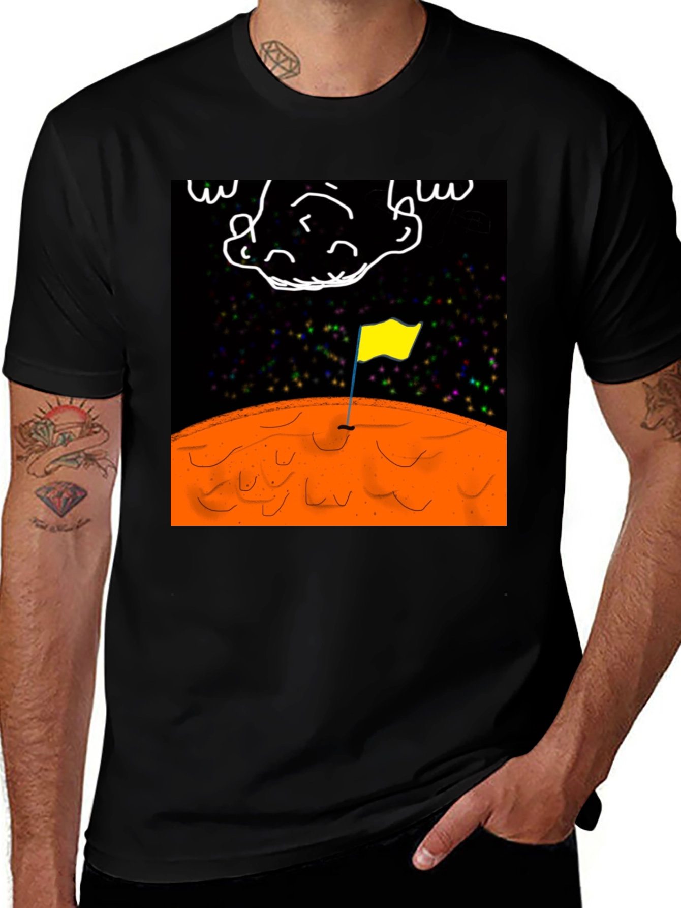 Variant 30 of Moon Landing Graphic Tee - Space Exploration Shirt