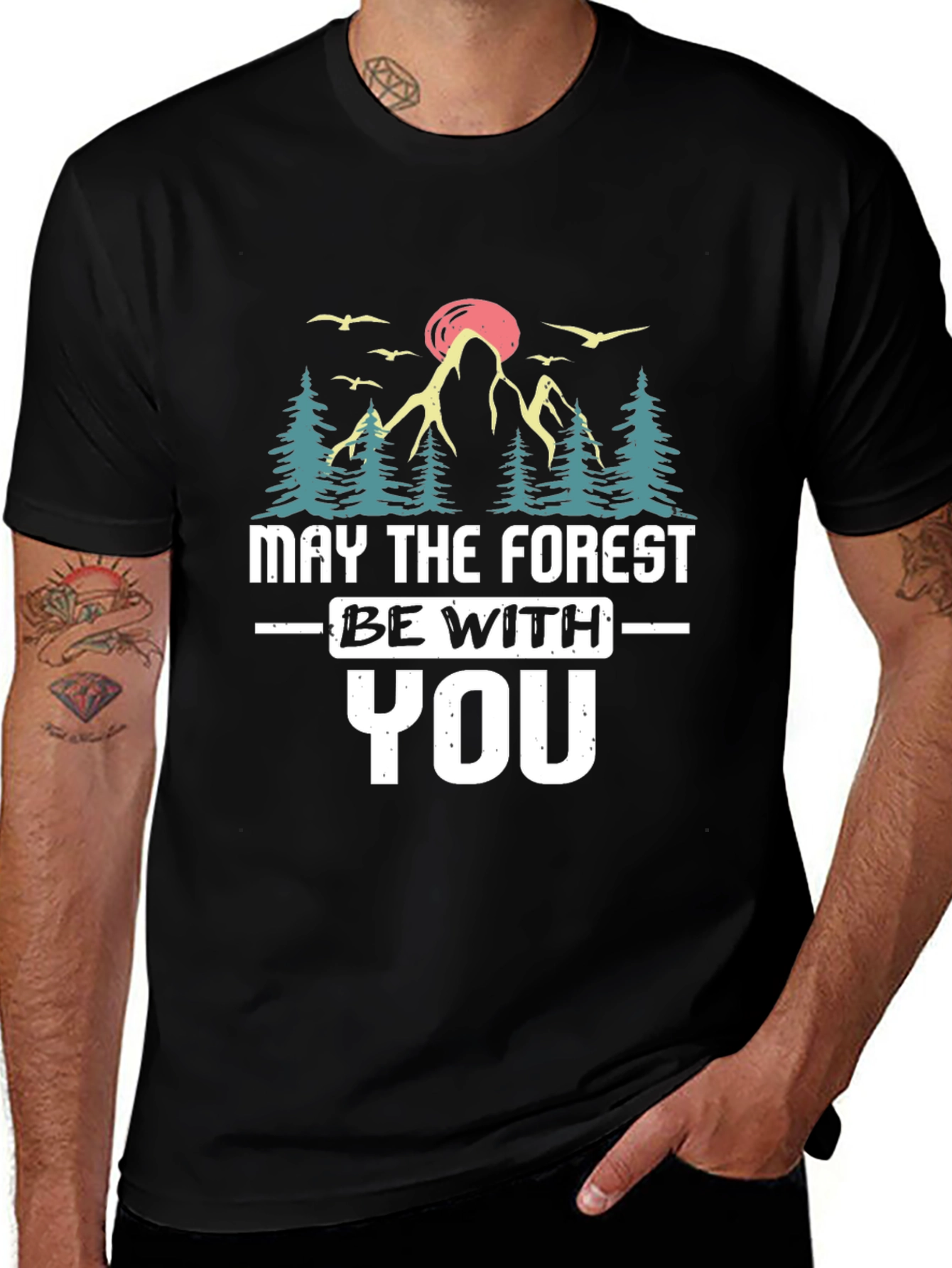 Variant 23 of May The Forest Be With You Graphic Tee
