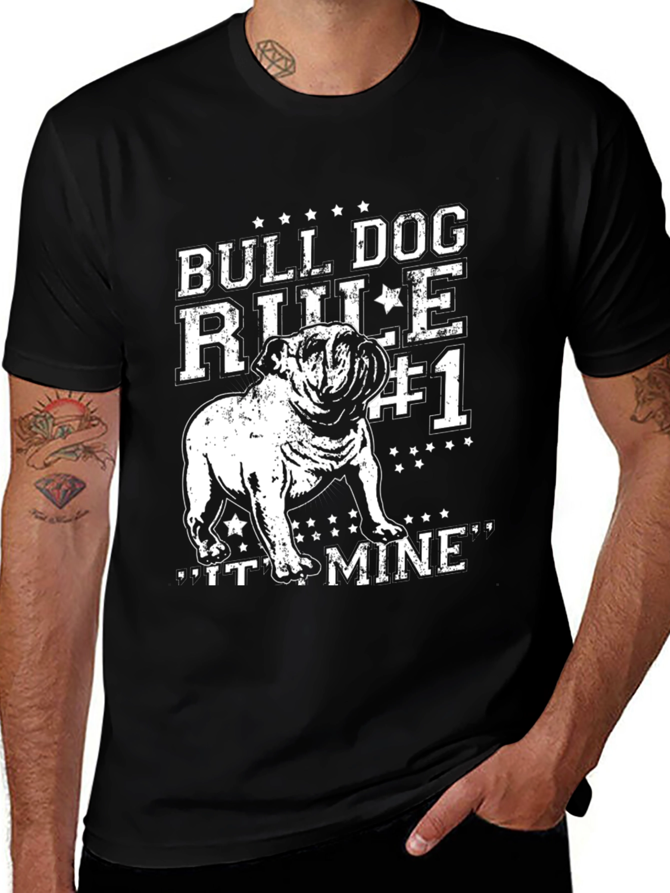 Variant 2 of Bulldog Rule #1 T-Shirt - It's Mine