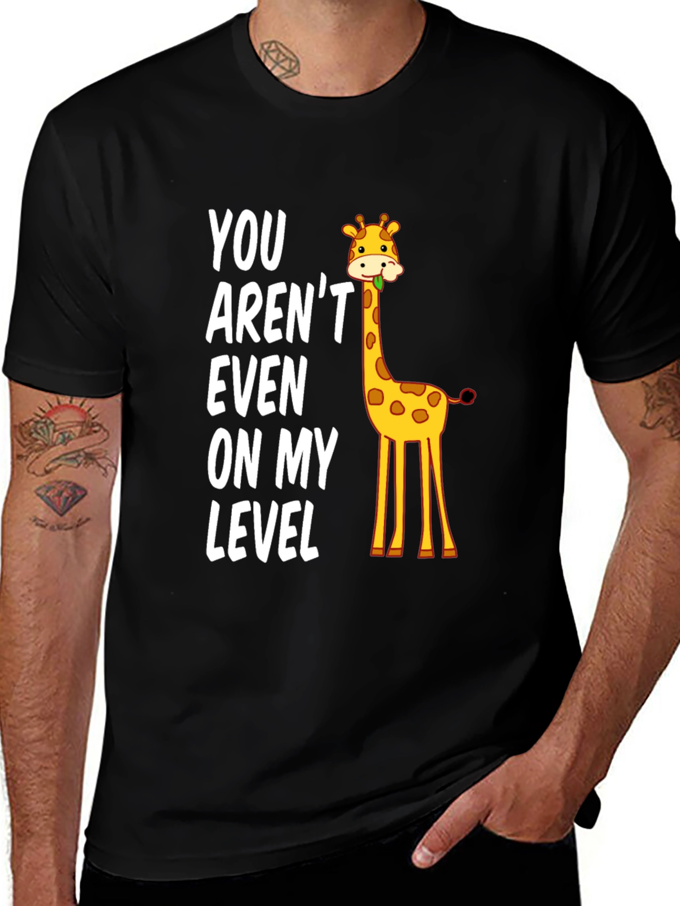 Variant 19 of Funny Giraffe Level T-Shirt