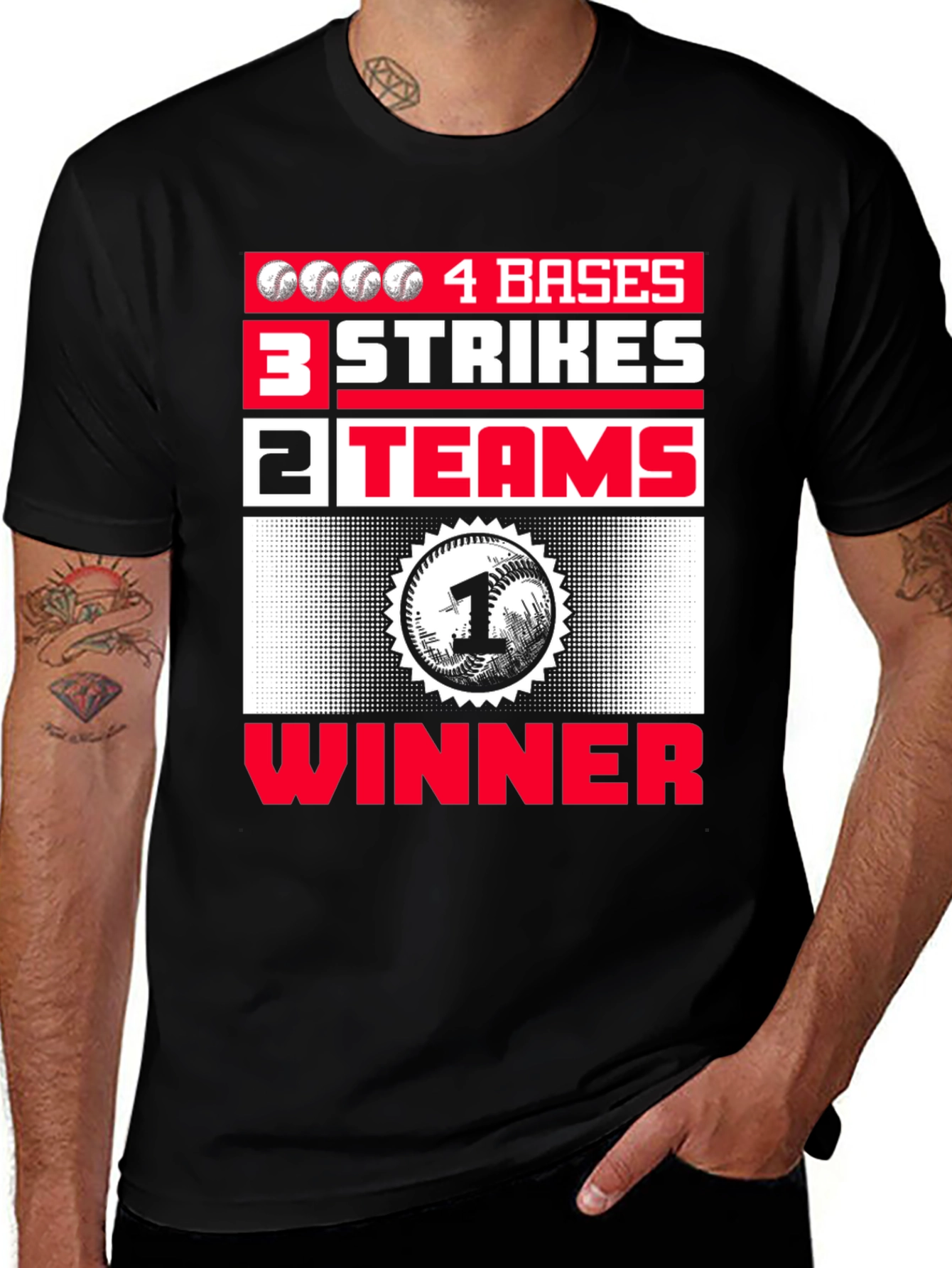 Variant 10 of Baseball Winner T-Shirt