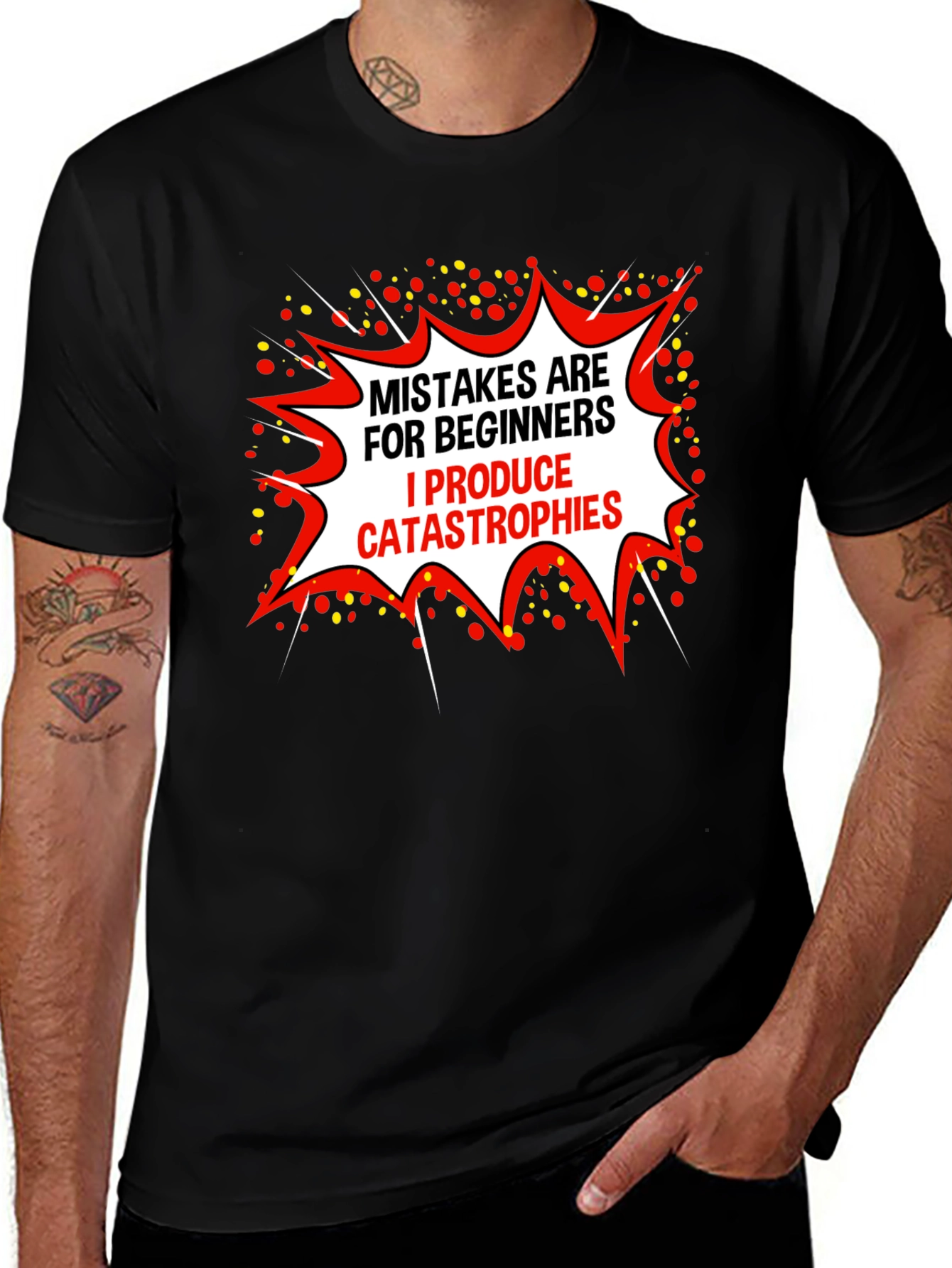 Variant 22 of Mistakes Are For Beginners T-Shirt - Humorous Graphic Tee