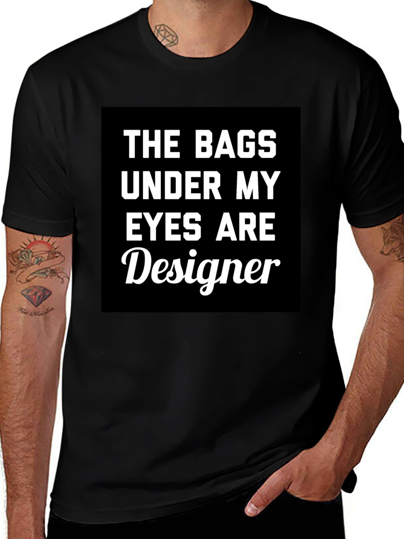 Designer Bags T-Shirt - Humorous Graphic Tee