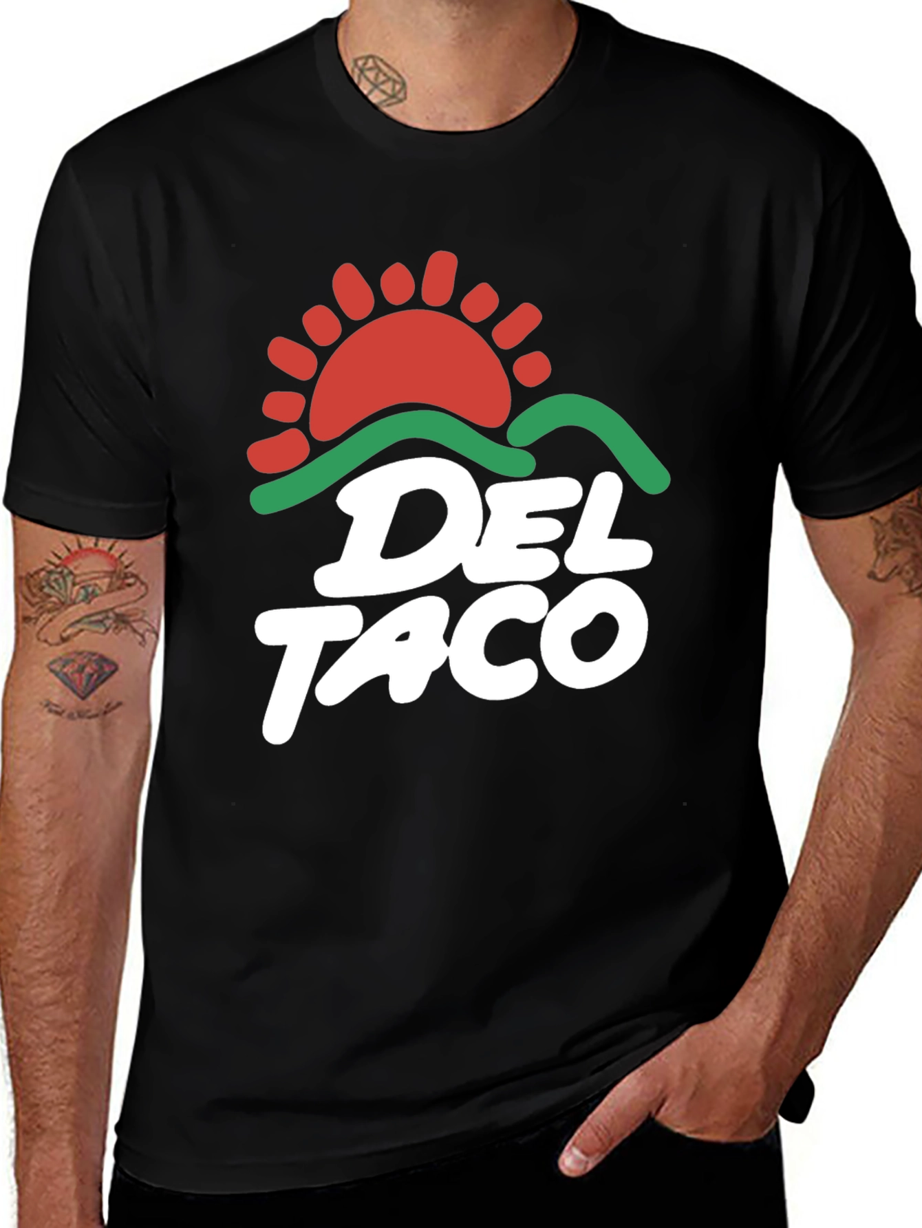 Del Taco Graphic Tee - Soft Black Cotton