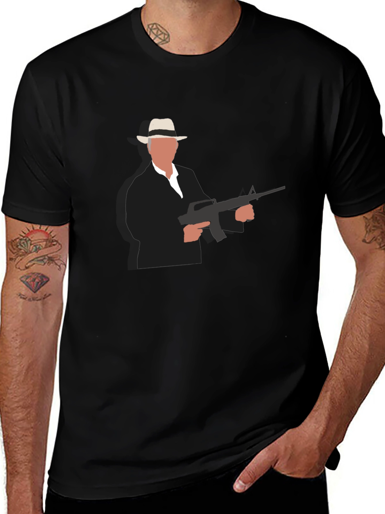Variant 3 of Scarface Inspired Graphic T-Shirt