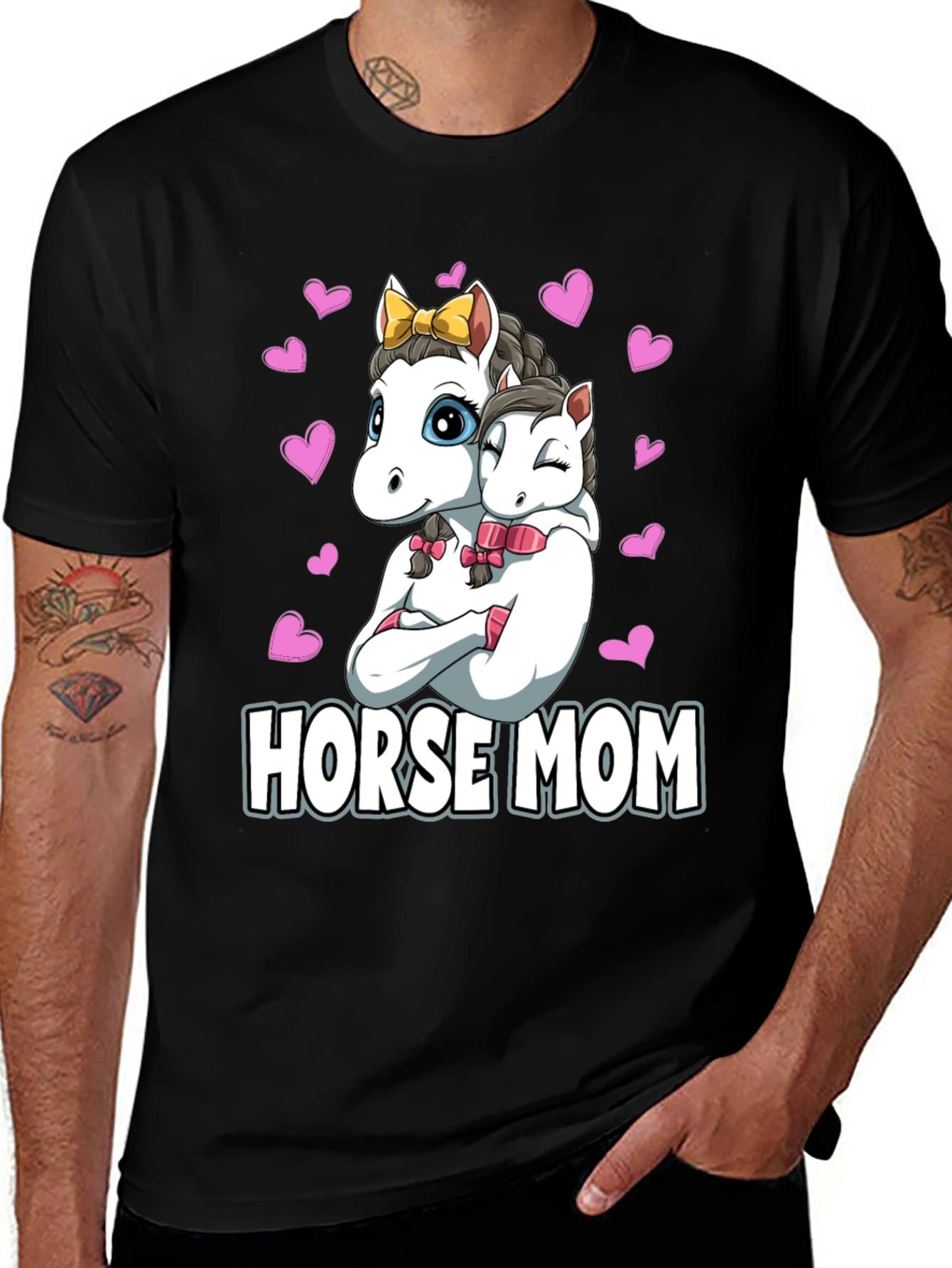 Variant 19 of Horse Mom Graphic T-Shirt