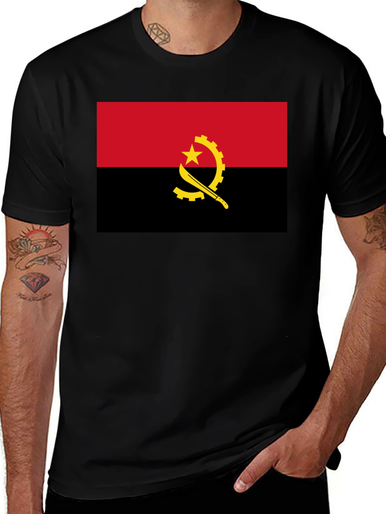 Angola Flag T-Shirt: National Pride Tee