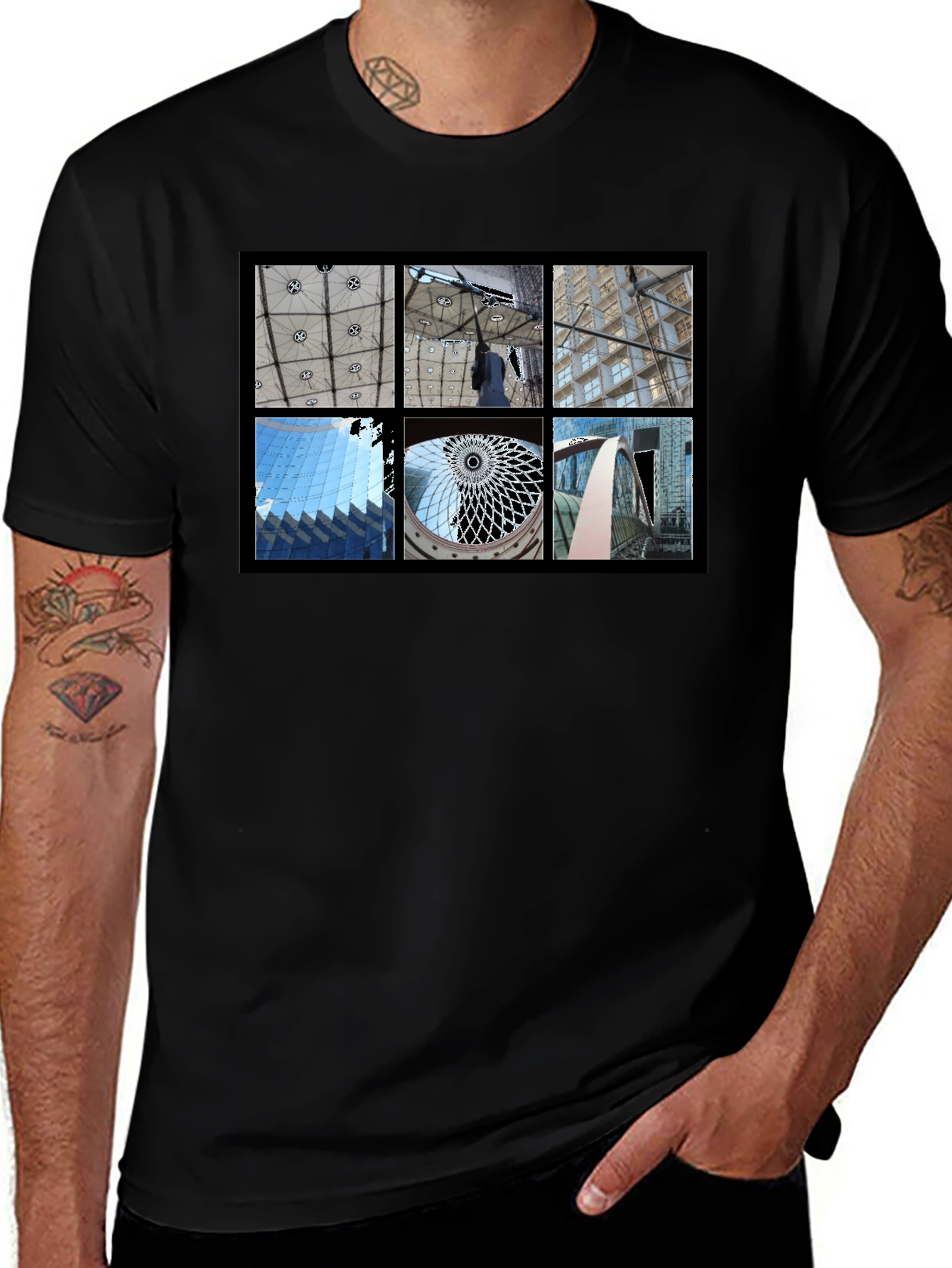 Variant 20 of Architecture Collage Graphic Tee