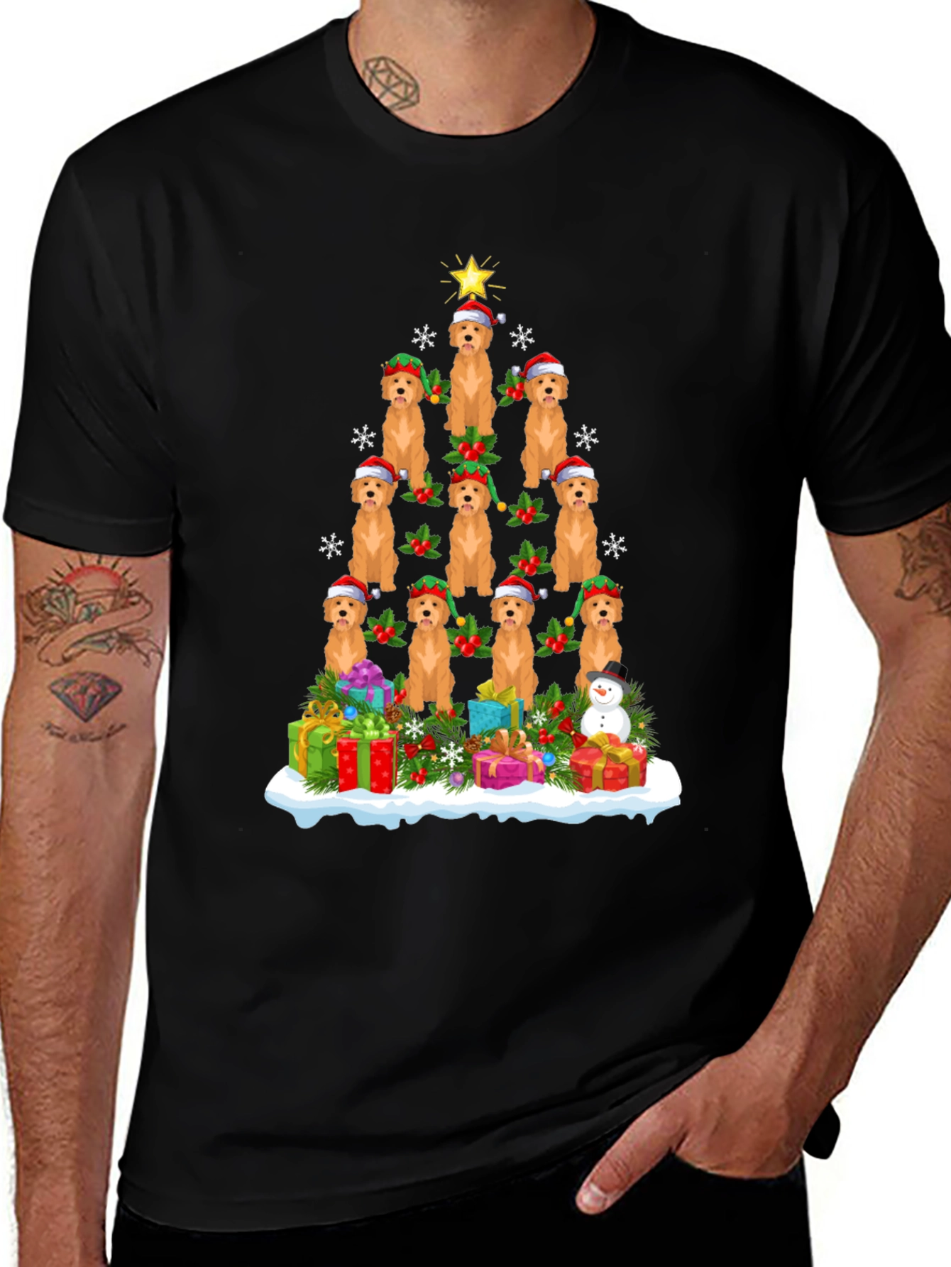 Dog Christmas Tree T-Shirt