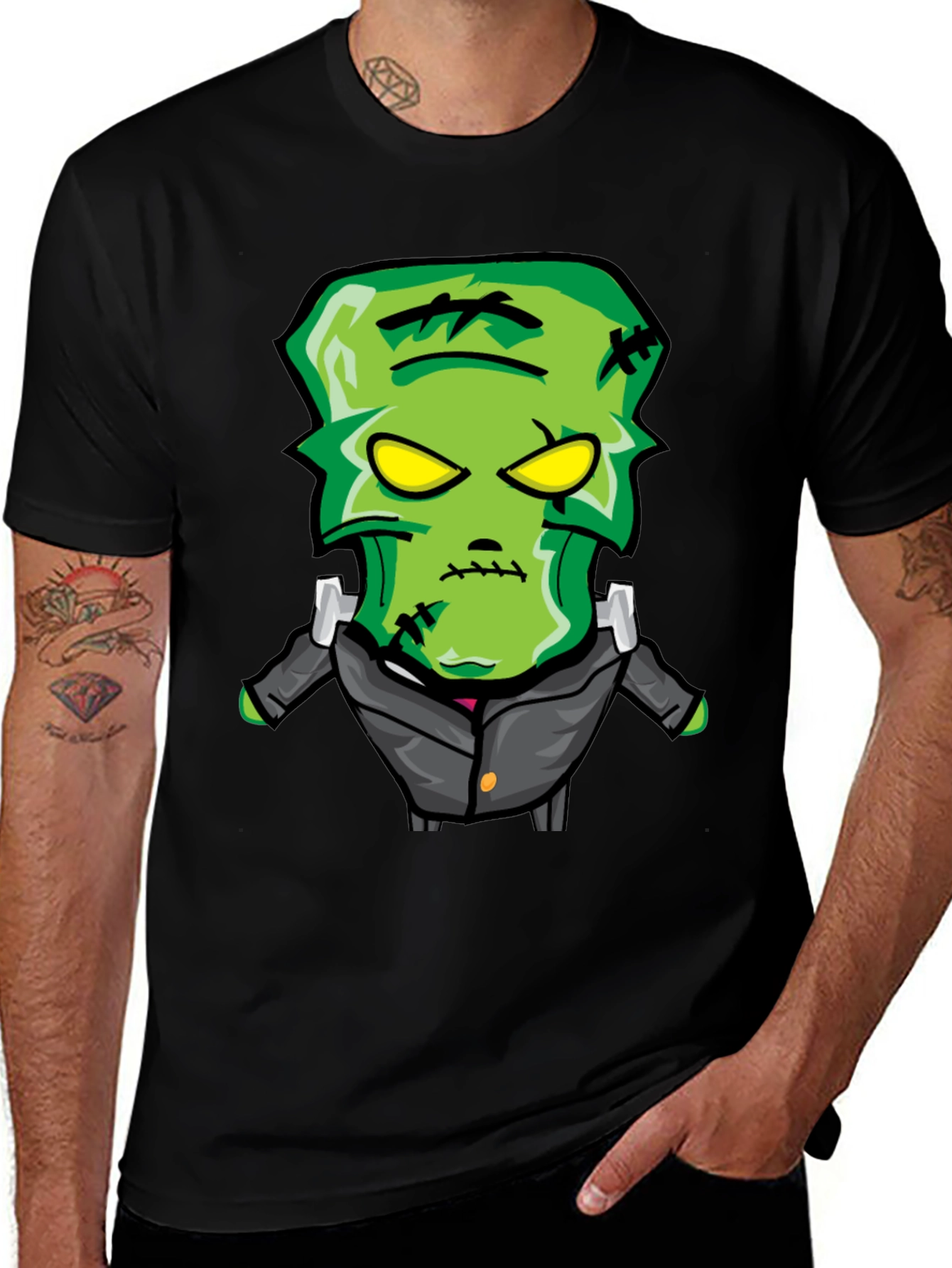 Variant 18 of Frankenstein Monster Graphic Print T-Shirt