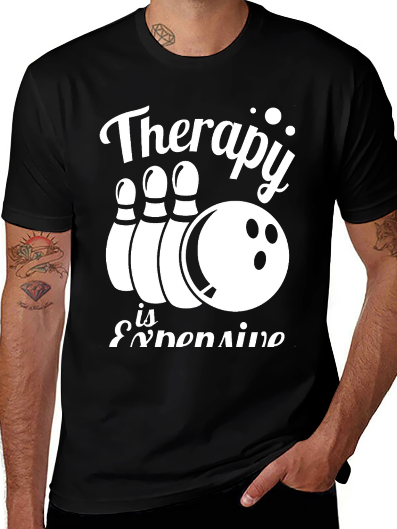 Variant 26 of Bowling Therapy T-Shirt