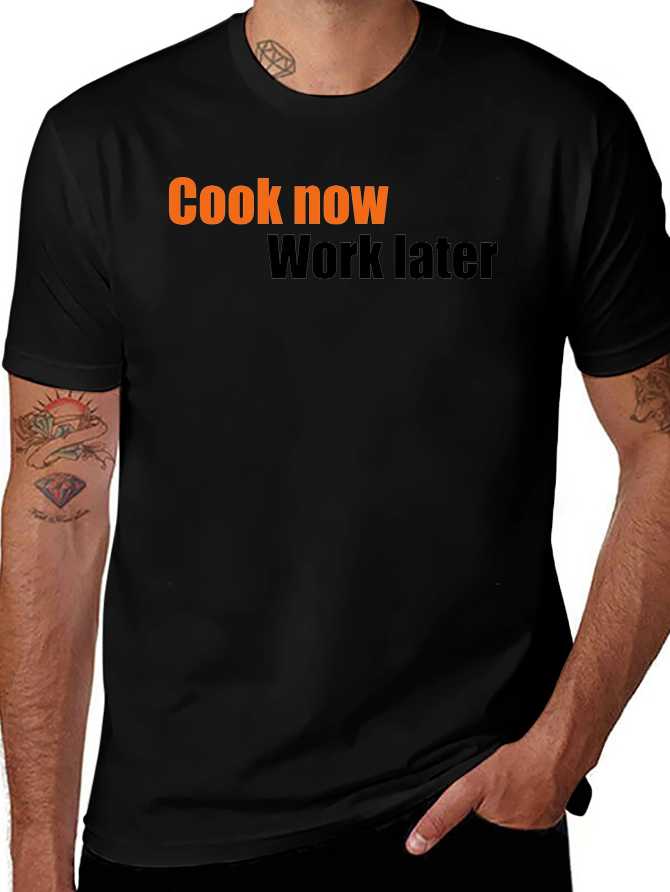 Variant 27 of Cook Now, Work Later Graphic Tee