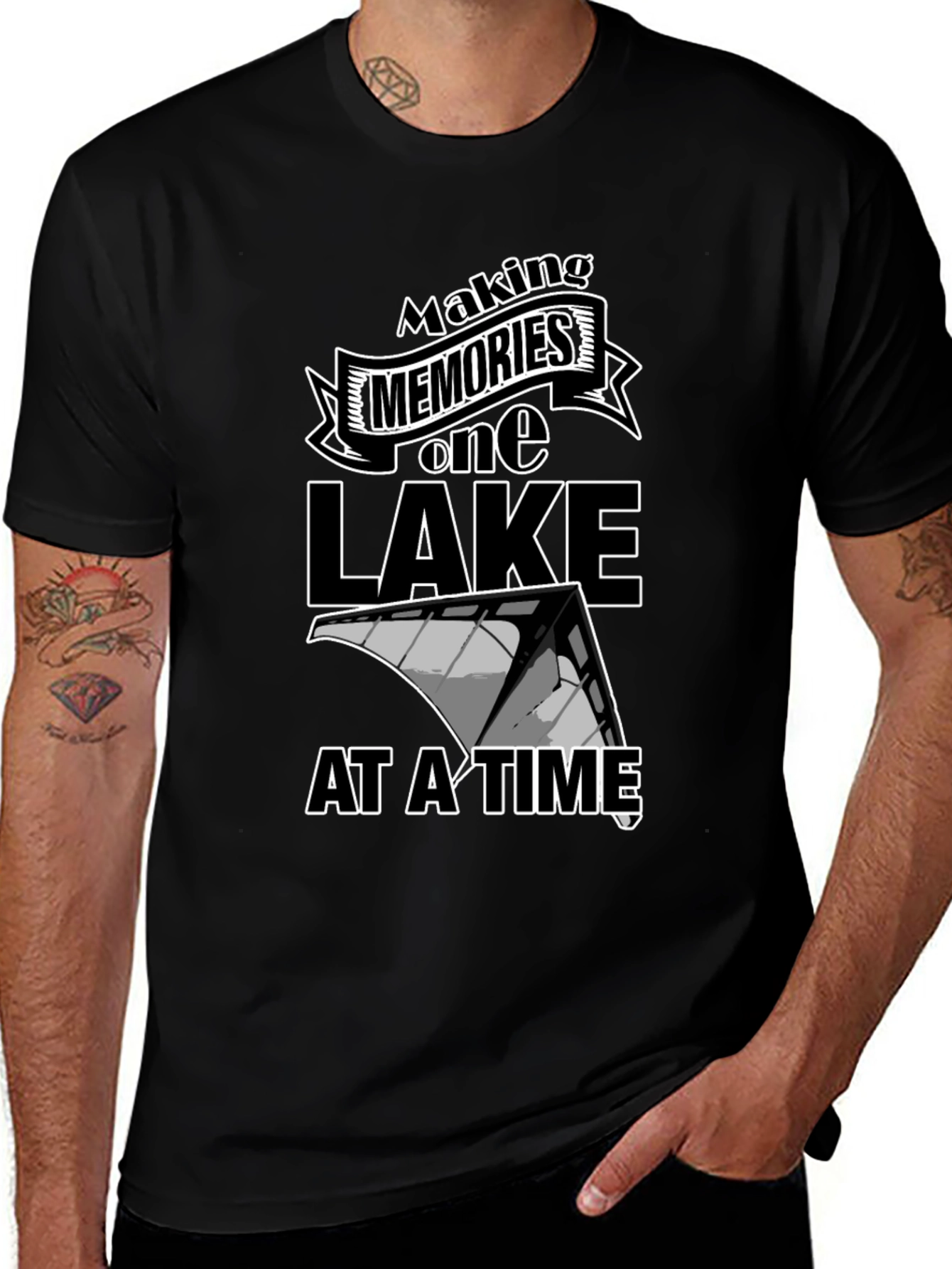 Variant 8 of Lake Memories T-Shirt - Boating & Summer Fun