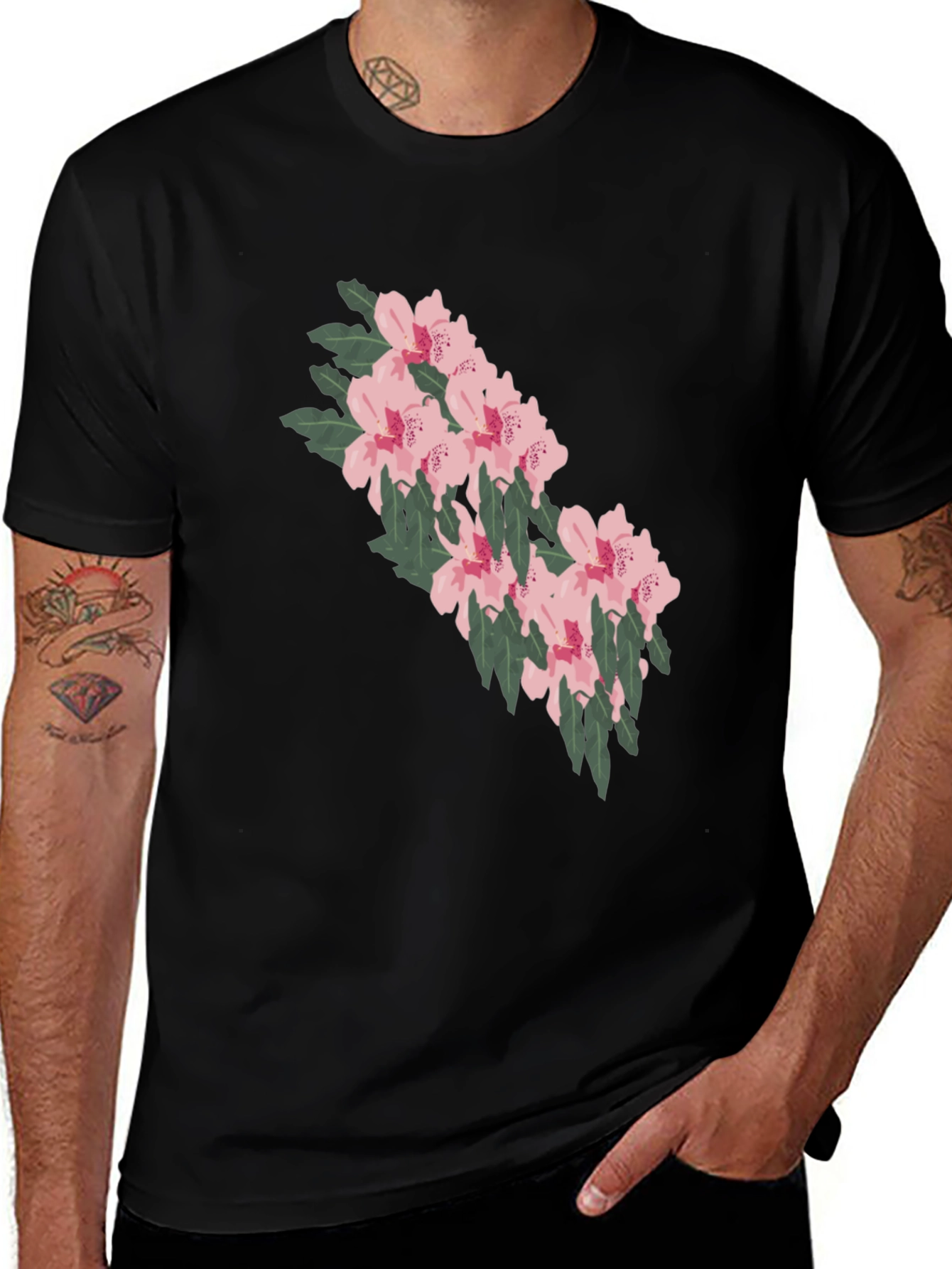 Variant 7 of Floral Print T-Shirt: Stylish & Comfortable