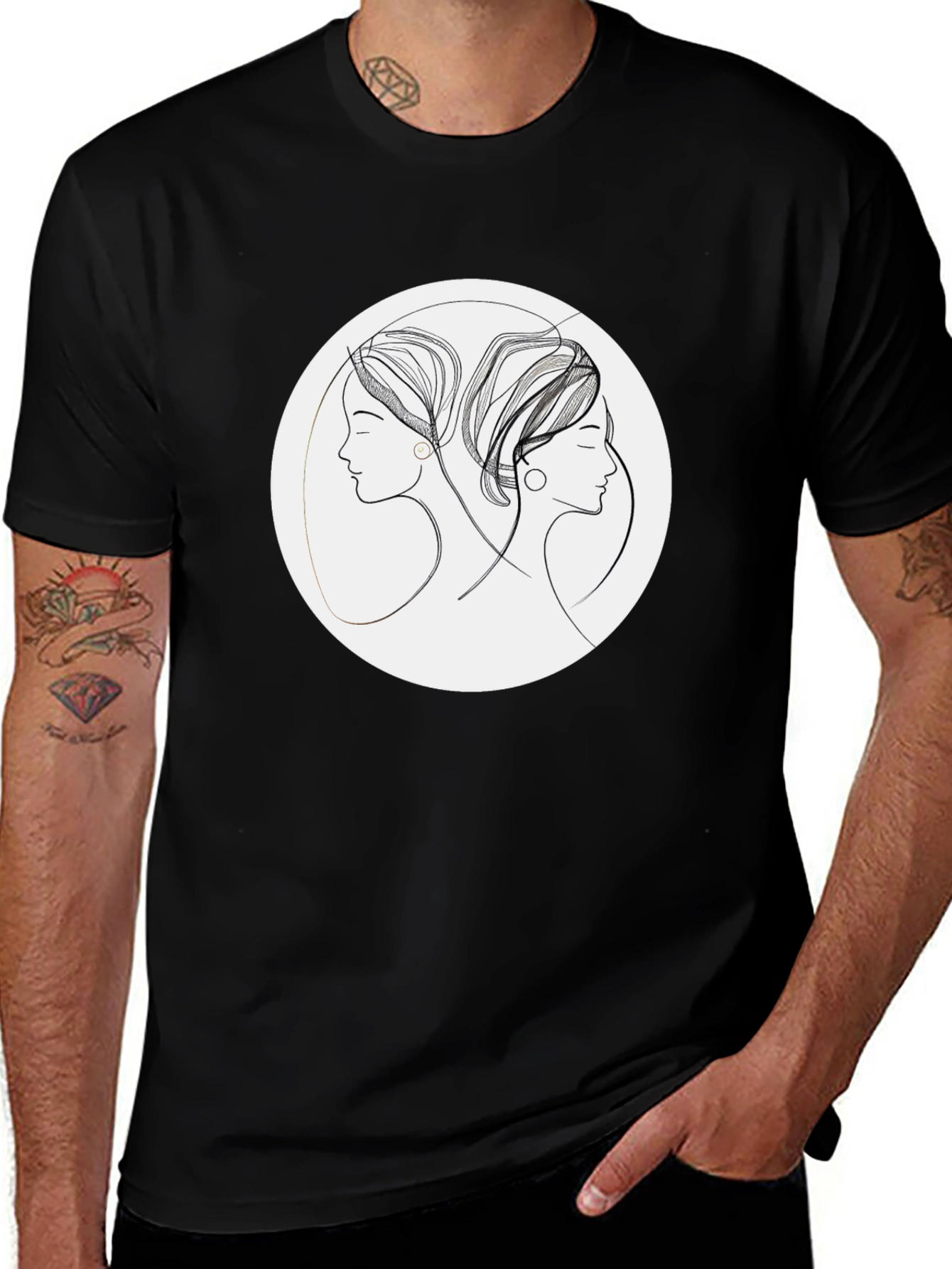 Gemini Graphic Tee - Stylish Zodiac T-Shirt
