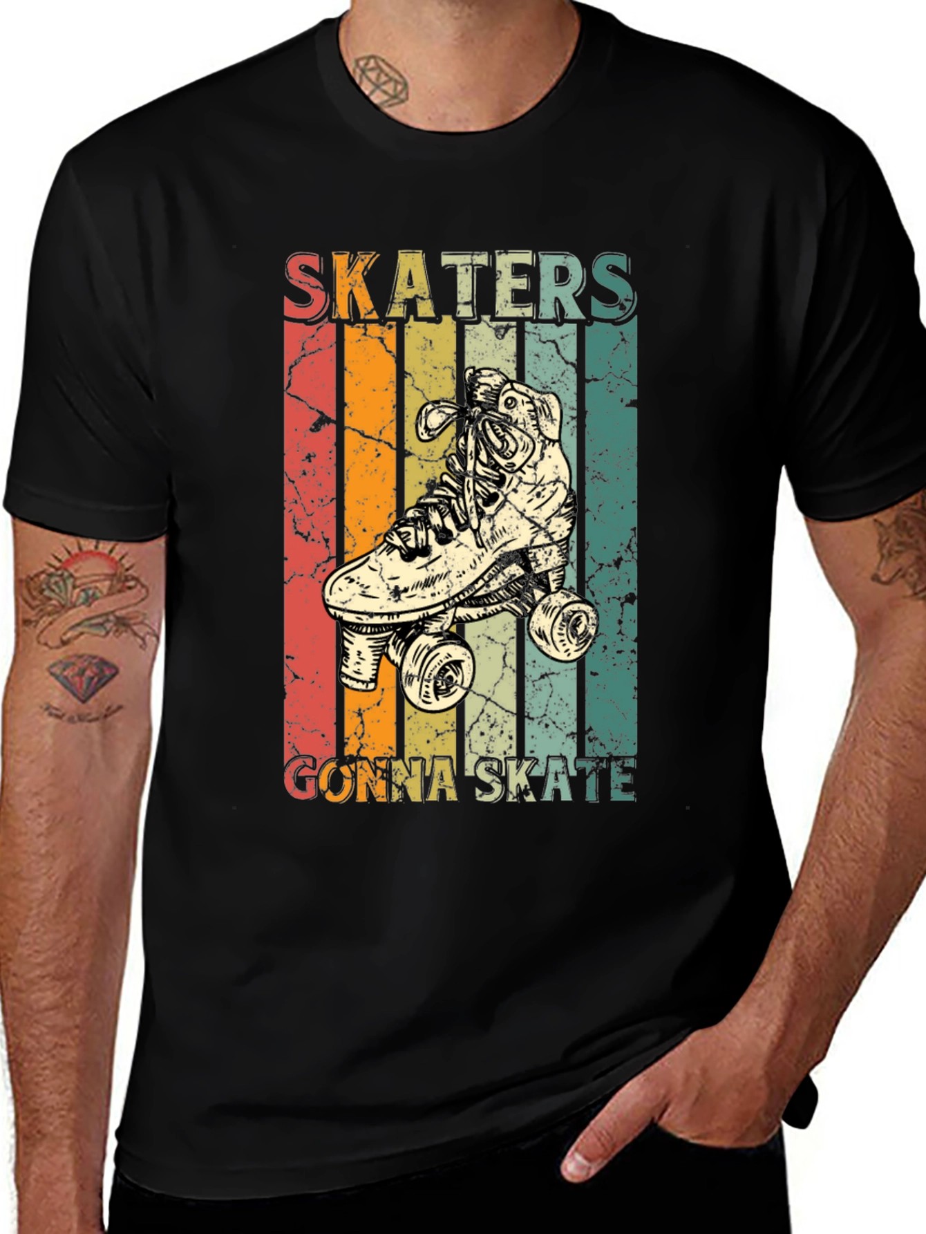 Variant 18 of Retro Skaters Gonna Skate T-Shirt