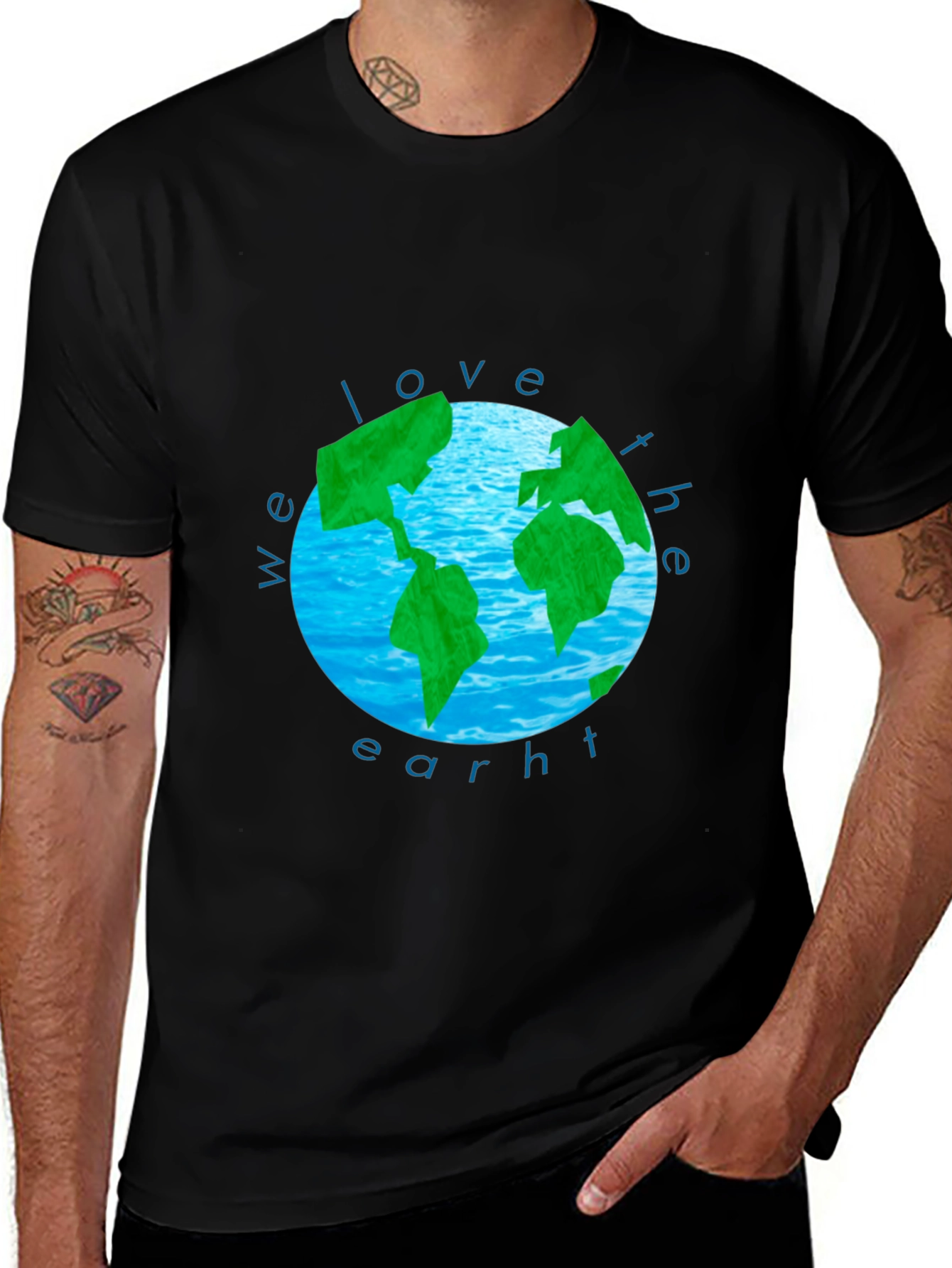 Variant 23 of We Love The Earth Graphic T-Shirt