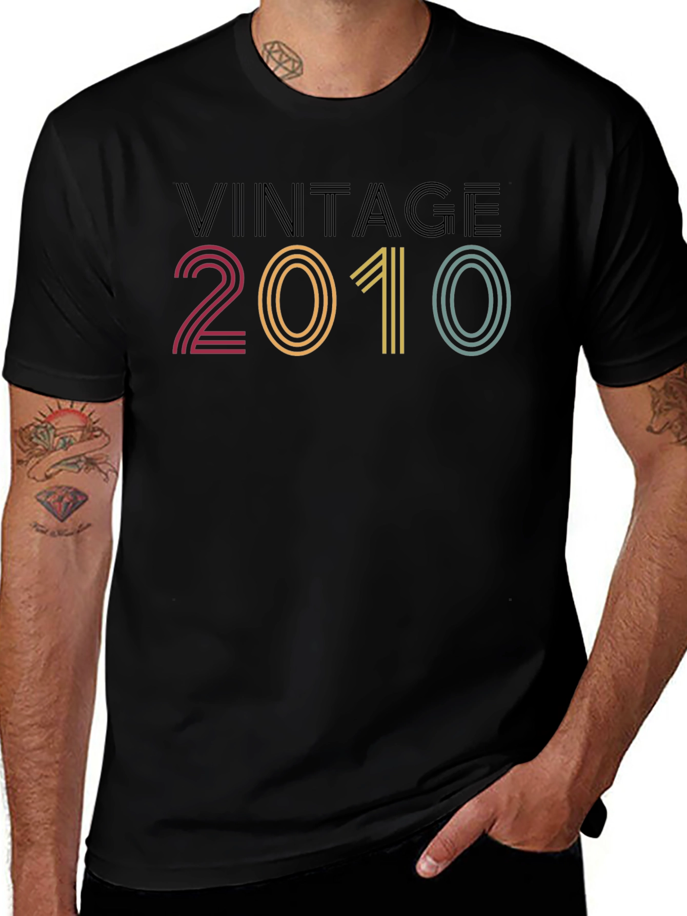 Variant 20 of Vintage 2010 Graphic Tee - Retro Style
