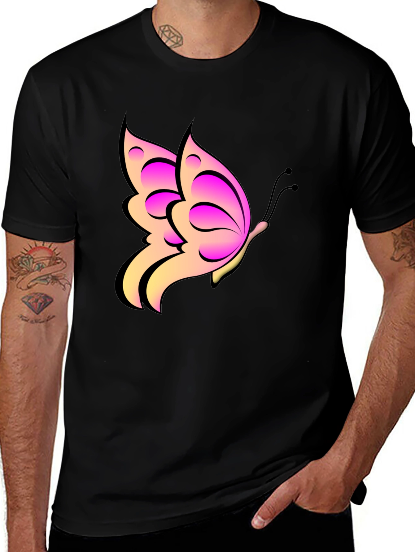 Variant 25 of Butterfly Graphic Print Tee