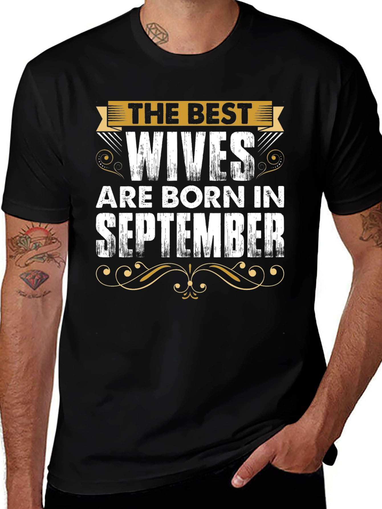 Variant 25 of Best Wives September Birthday Graphic T-Shirt