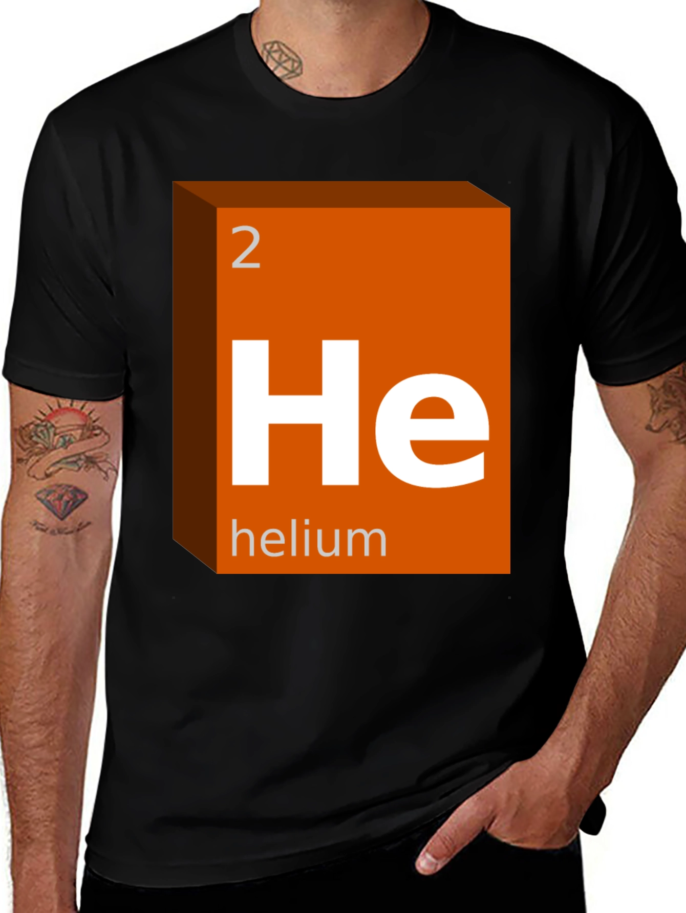 Helium Element Graphic T-Shirt - Science Tee