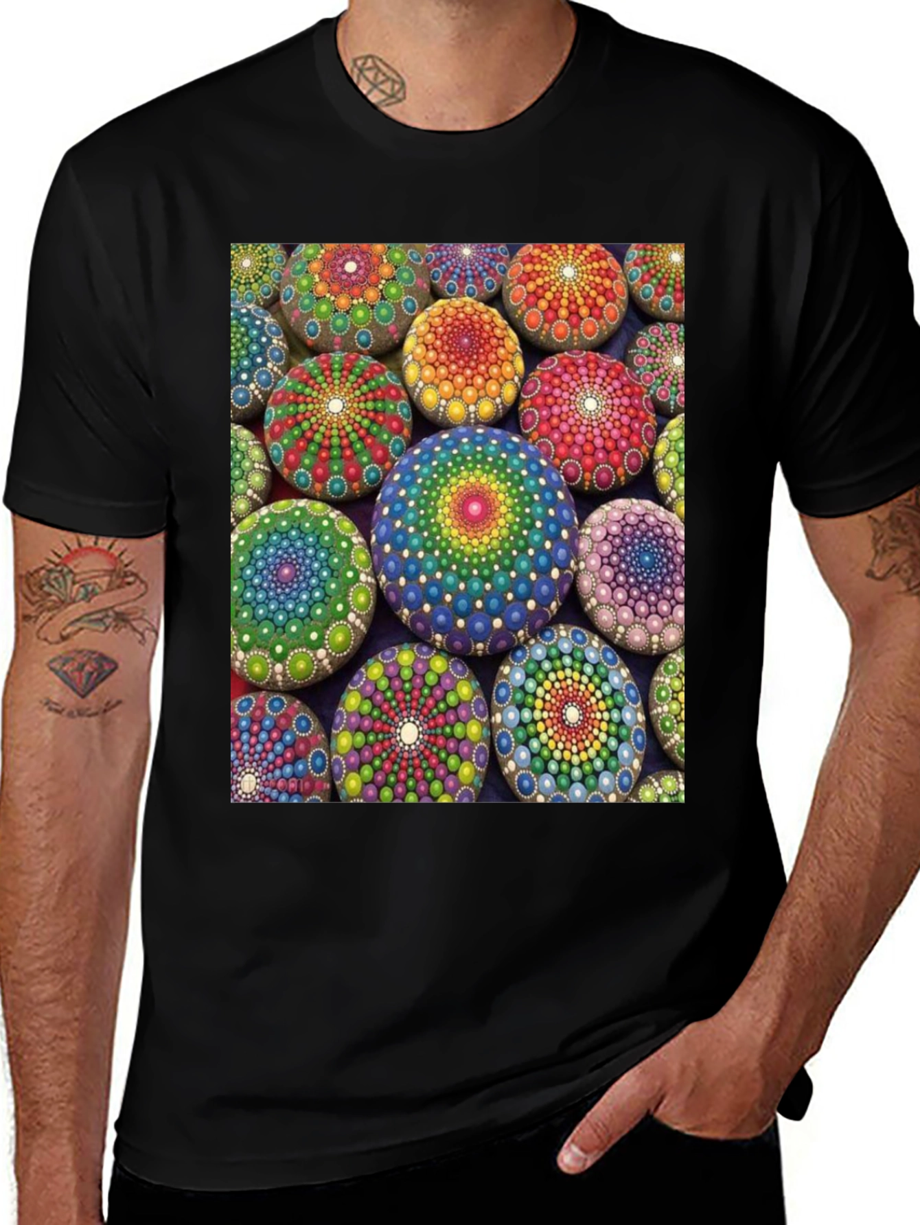 Mandala Dot Art T-Shirt