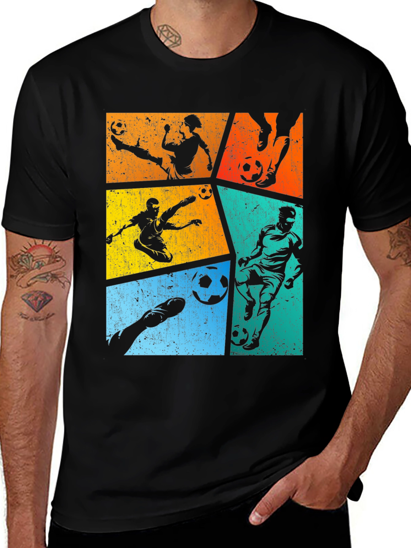 Variant 18 of Retro Soccer Graphic Tee