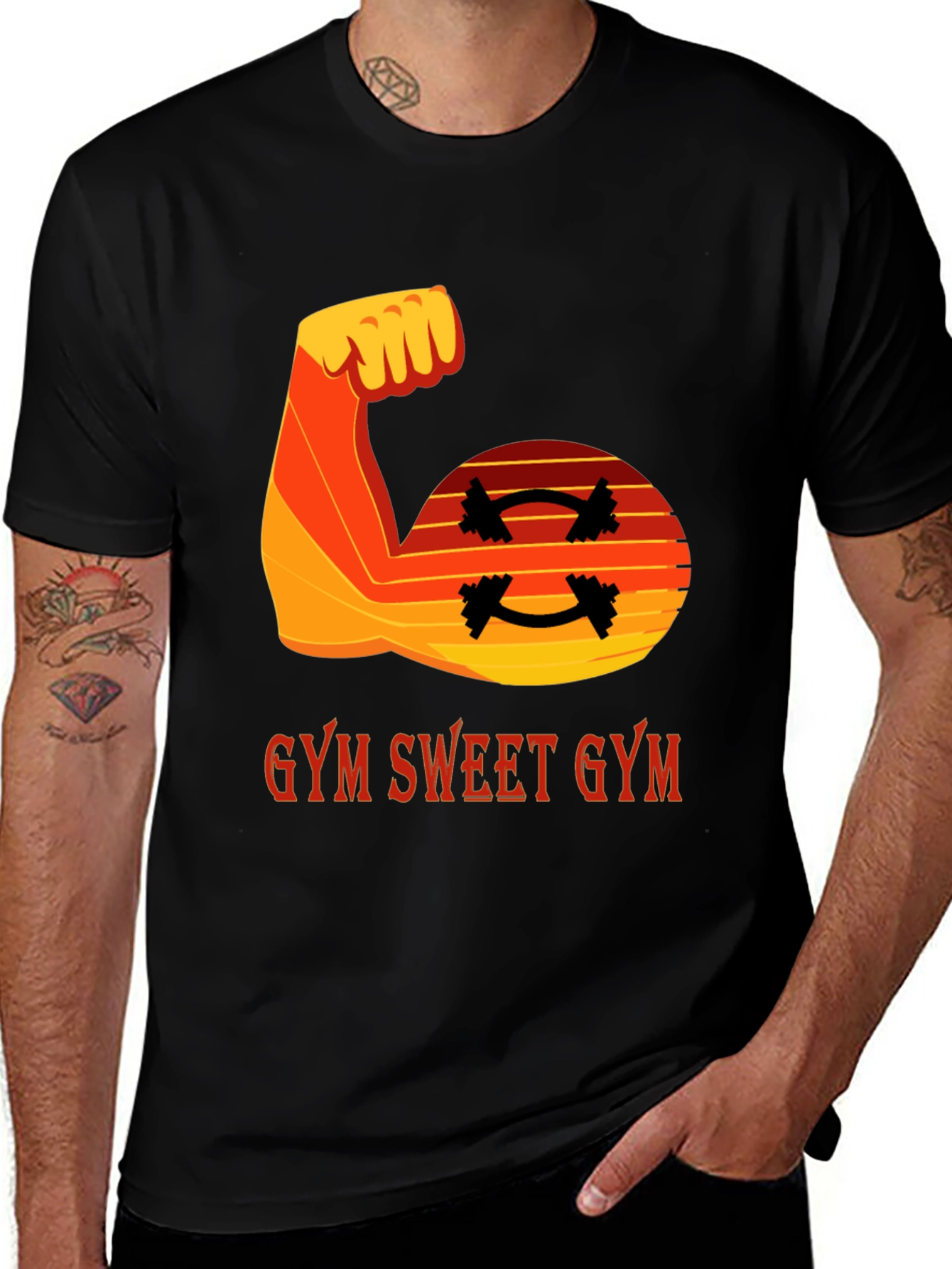 Variant 7 of Gym Sweet Gym Graphic Tee