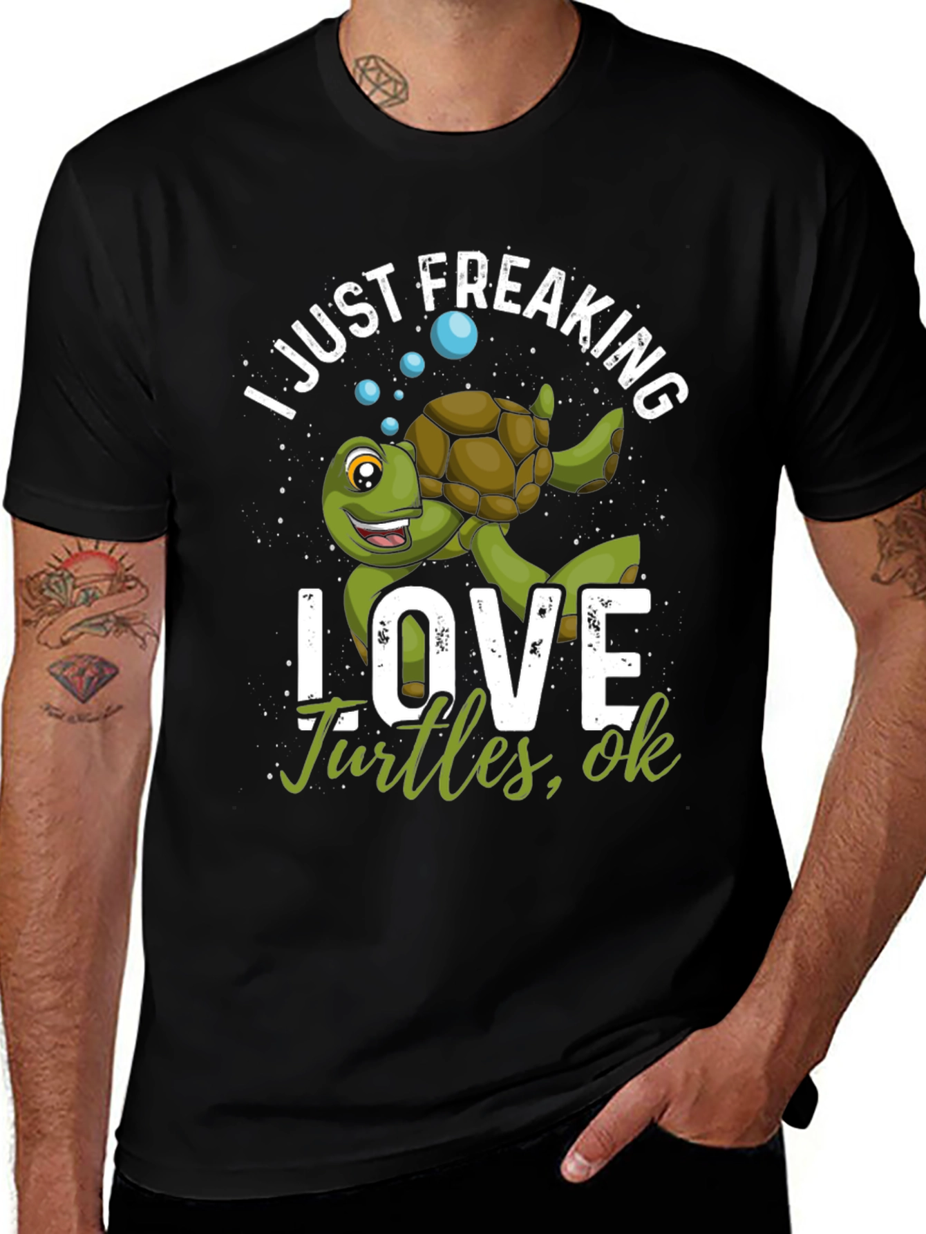 Variant 25 of I Just Freaking Love Turtles T-Shirt
