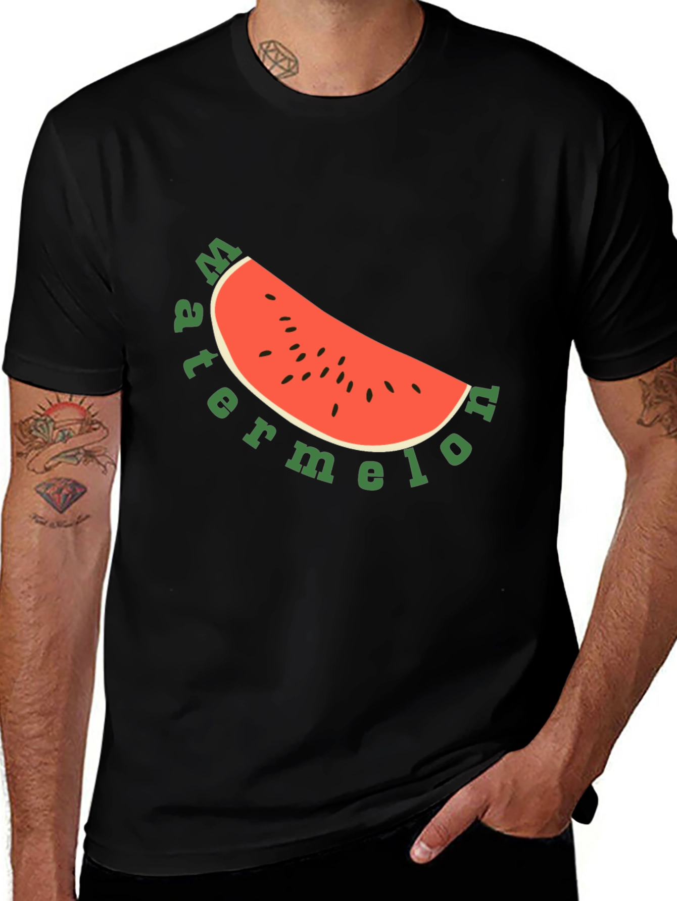 Variant 14 of Watermelon Slice Graphic Tee - Summer Fun