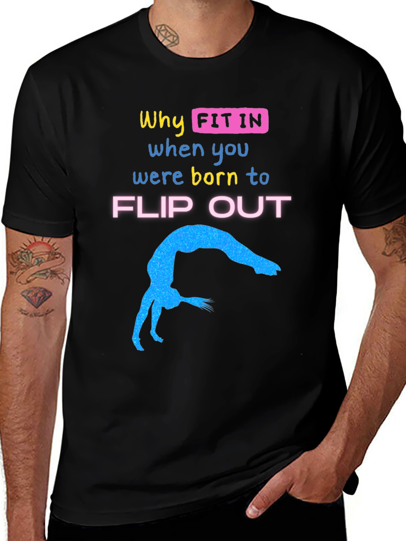 Variant 20 of Gymnastics Flip Out T-Shirt