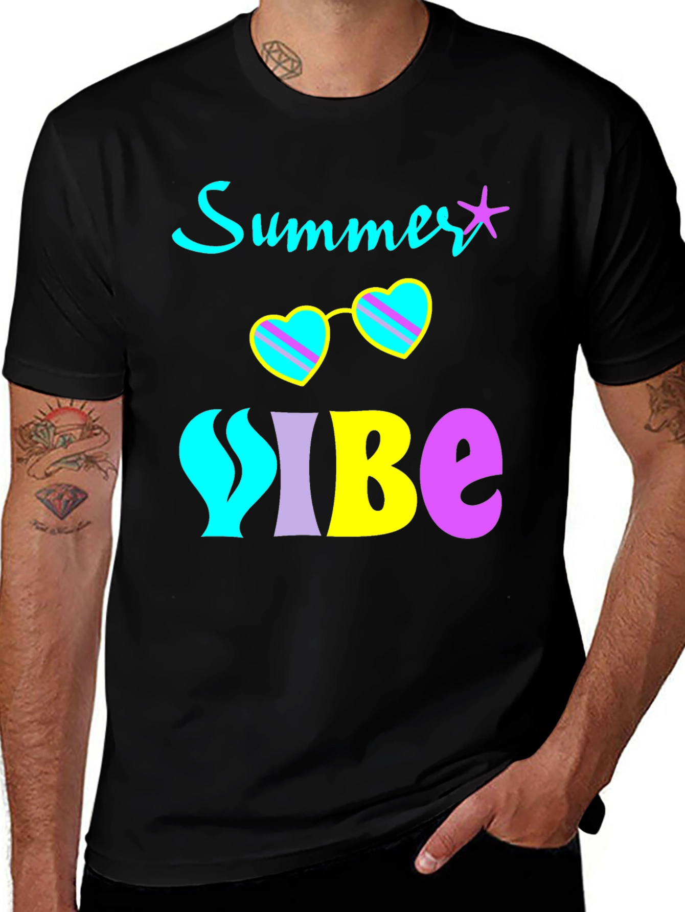Variant 19 of Summer Vibe Graphic T-Shirt