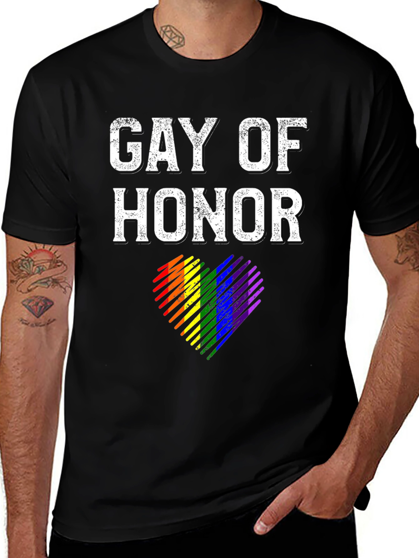 Gay of Honor T-Shirt - LGBTQ+ Pride Wedding Tee