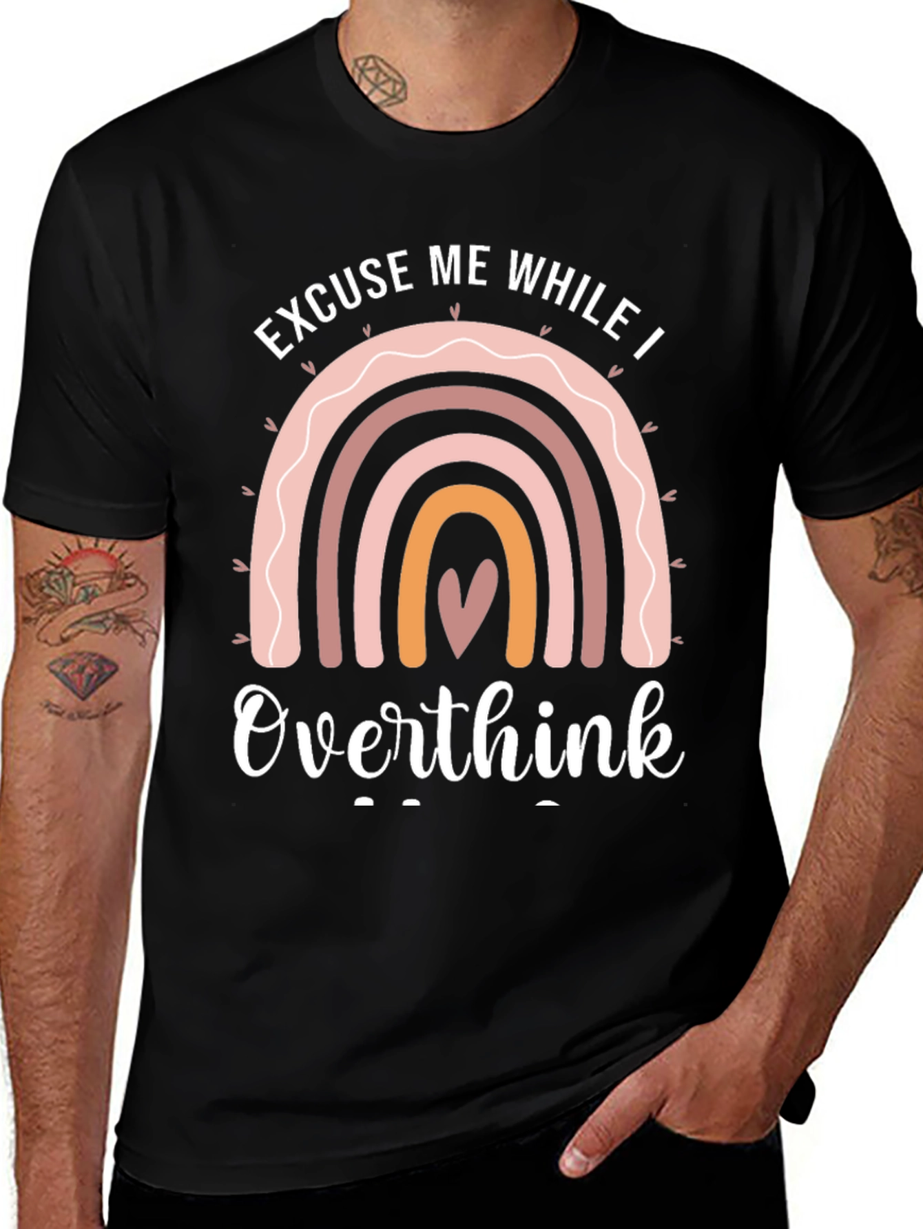 Variant 20 of Excuse Me While I Overthink Graphic Tee