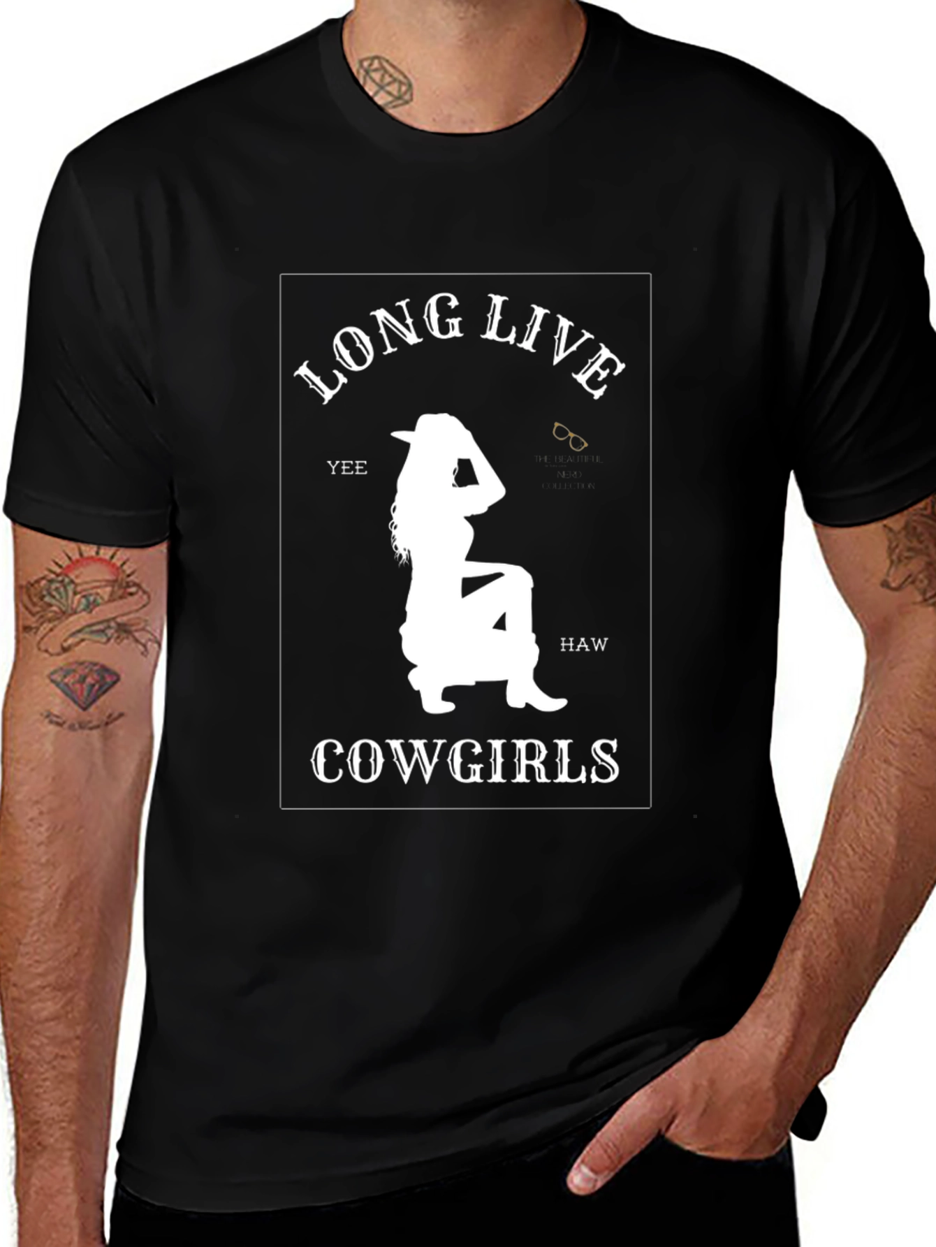 Variant 8 of Long Live Cowgirls Tee - Yee Haw Western Style