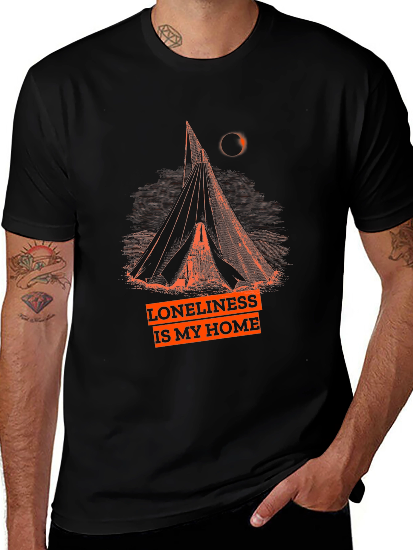 Variant 24 of Loneliness is My Home Graphic Tee