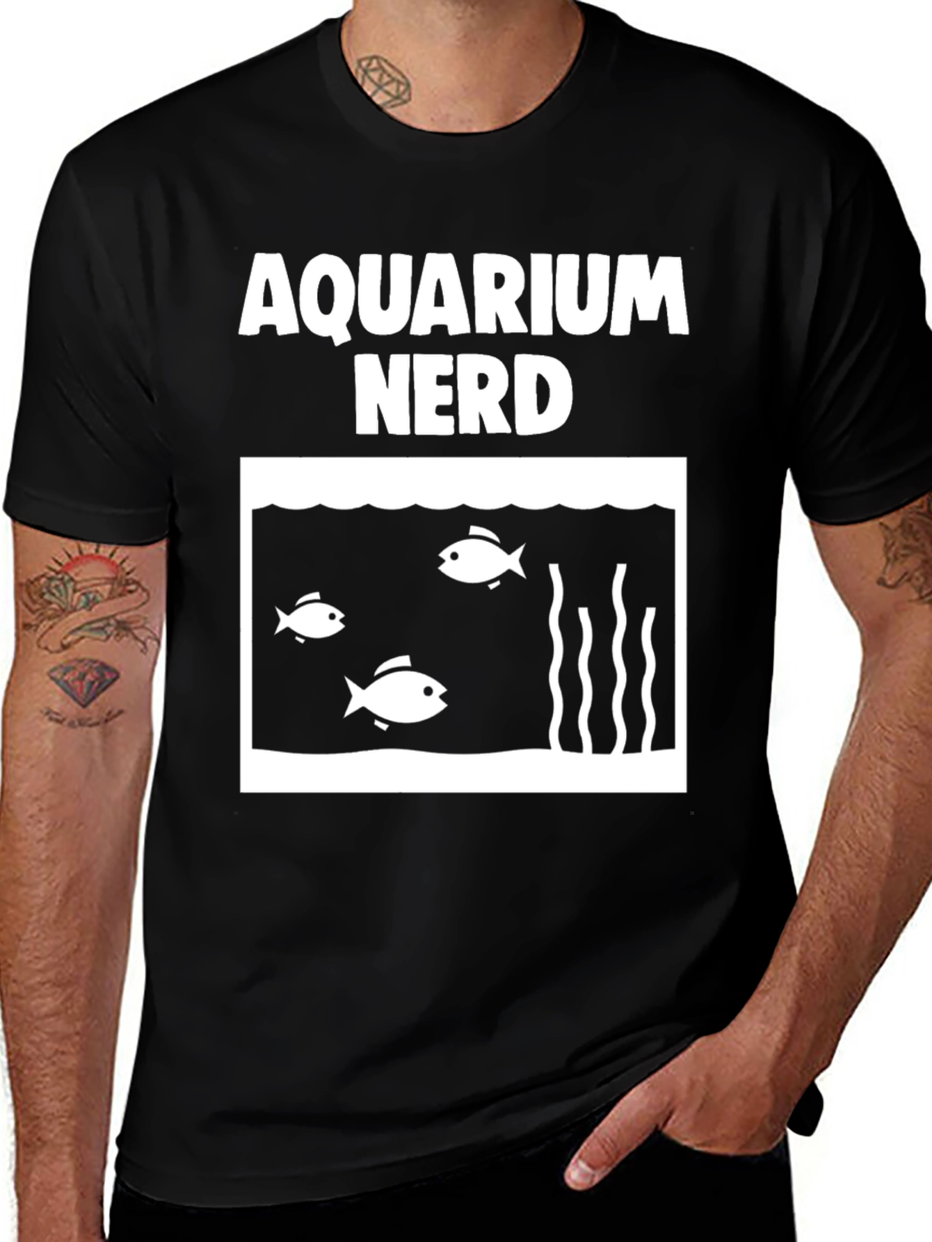 Variant 11 of Aquarium Nerd Graphic T-Shirt