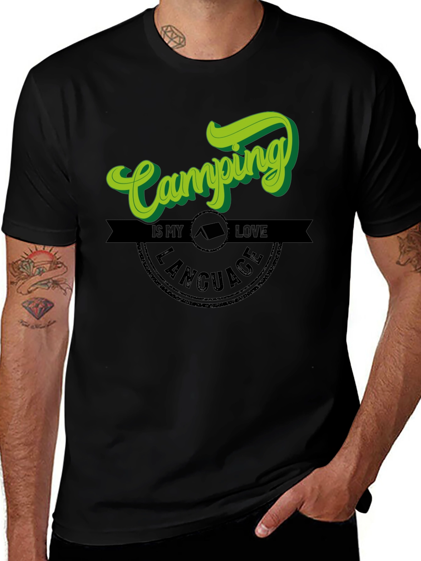 Variant 29 of Camping is My Love Language Graphic Tee