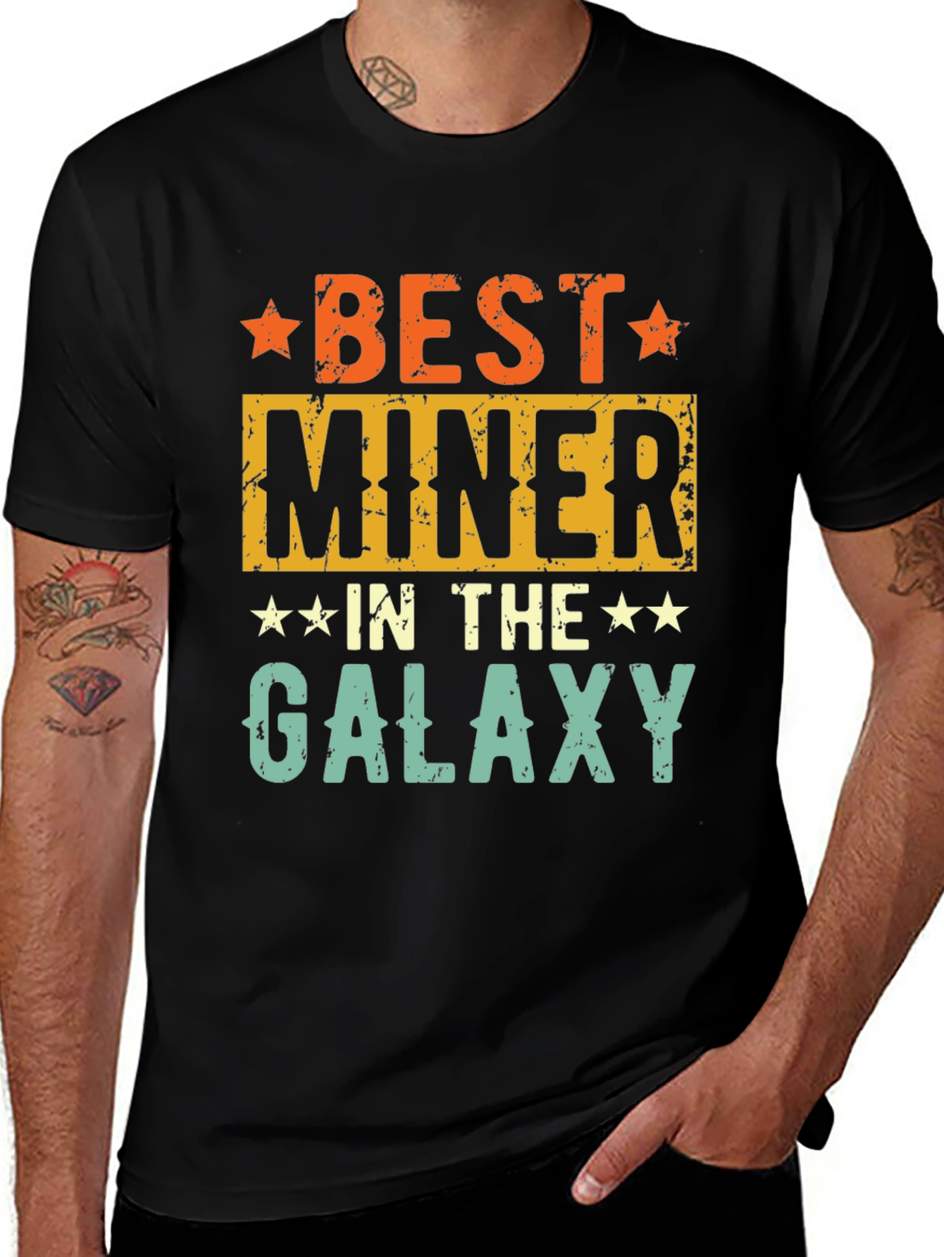 Variant 16 of Best Miner in the Galaxy Graphic T-Shirt