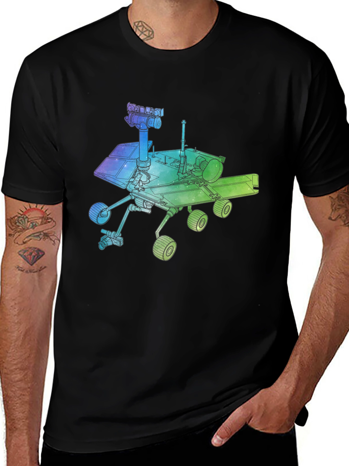 Mars Rover Graphic Tee - Explore the Cosmos