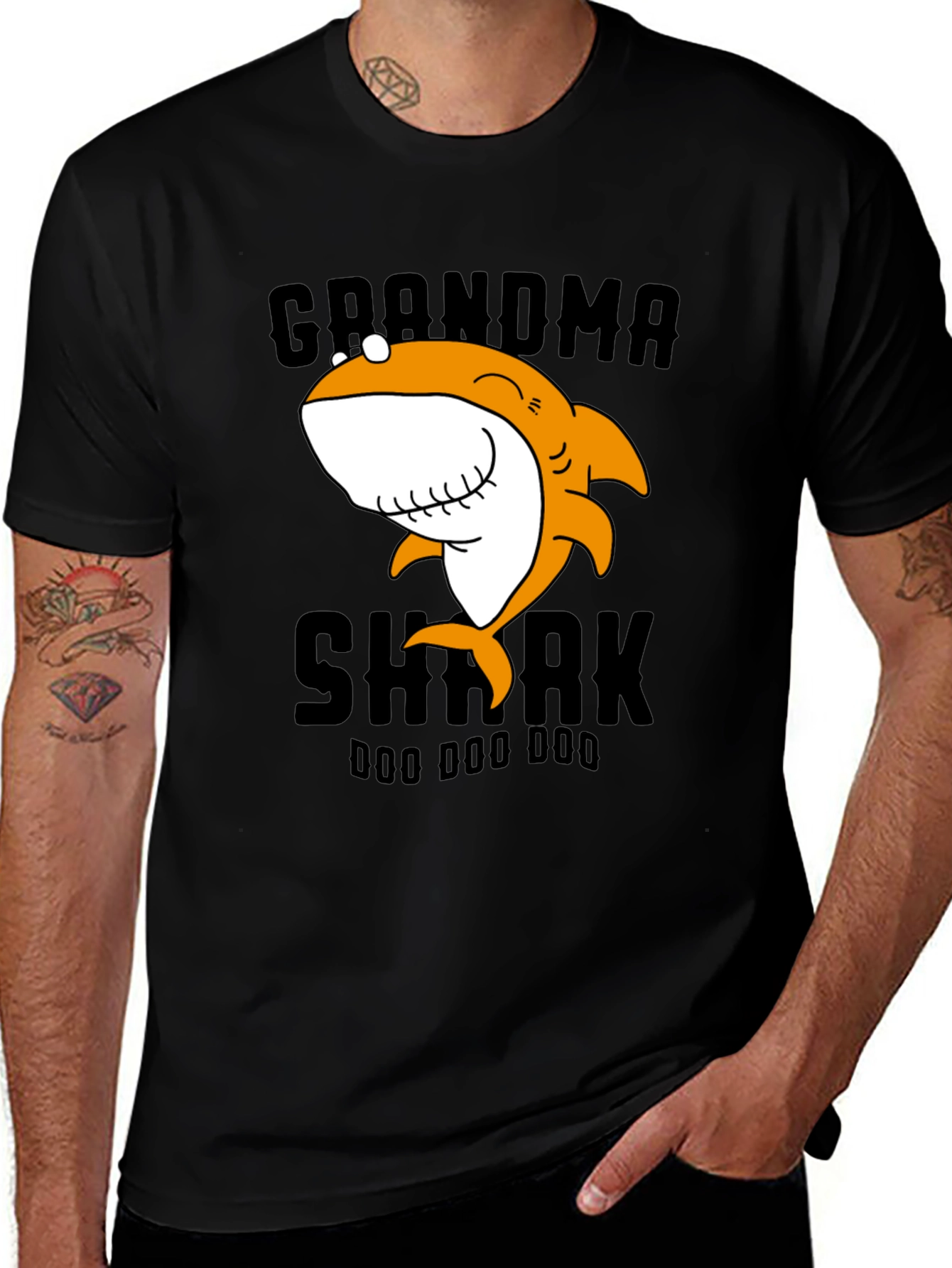Variant 3 of Grandma Shark T-Shirt - Doo Doo Doo