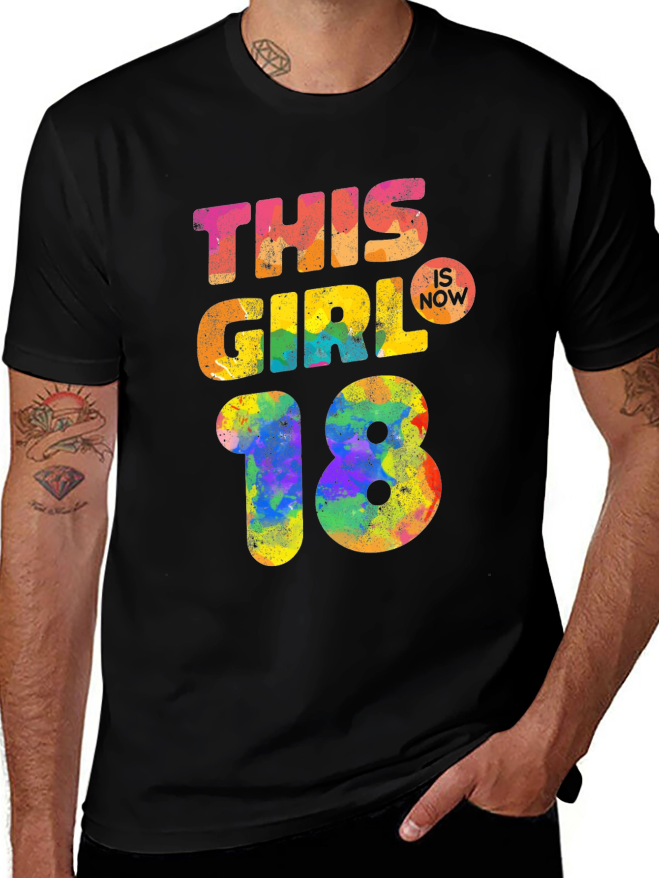 Variant 21 of This Girl is Now 18 Birthday T-Shirt