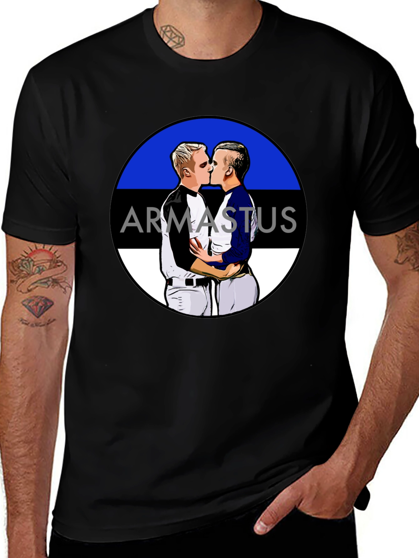 Variant 21 of Armastus T-Shirt - Estonia Love Pride Tee