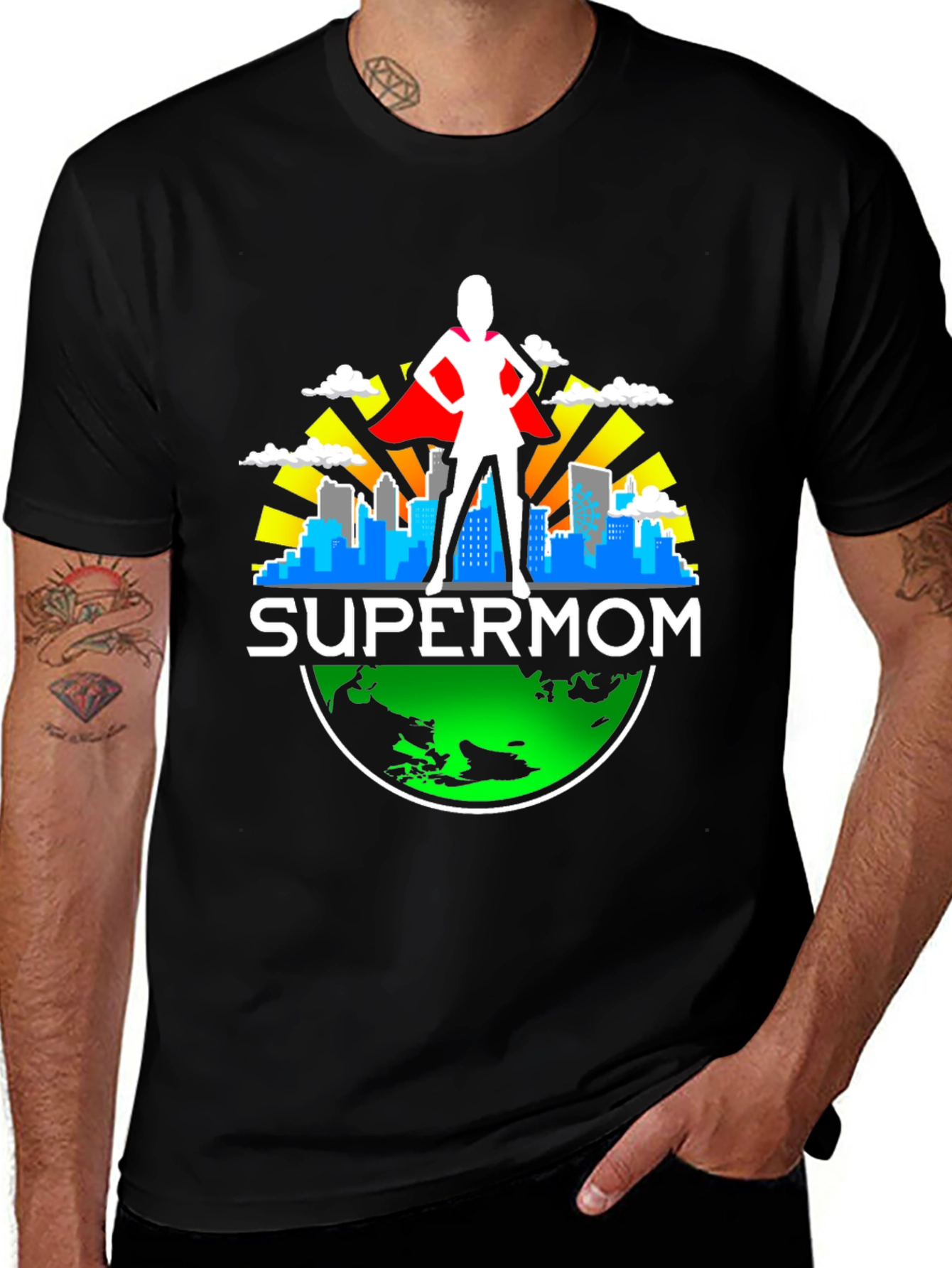 Supermom T-Shirt - Hero Graphic Tee