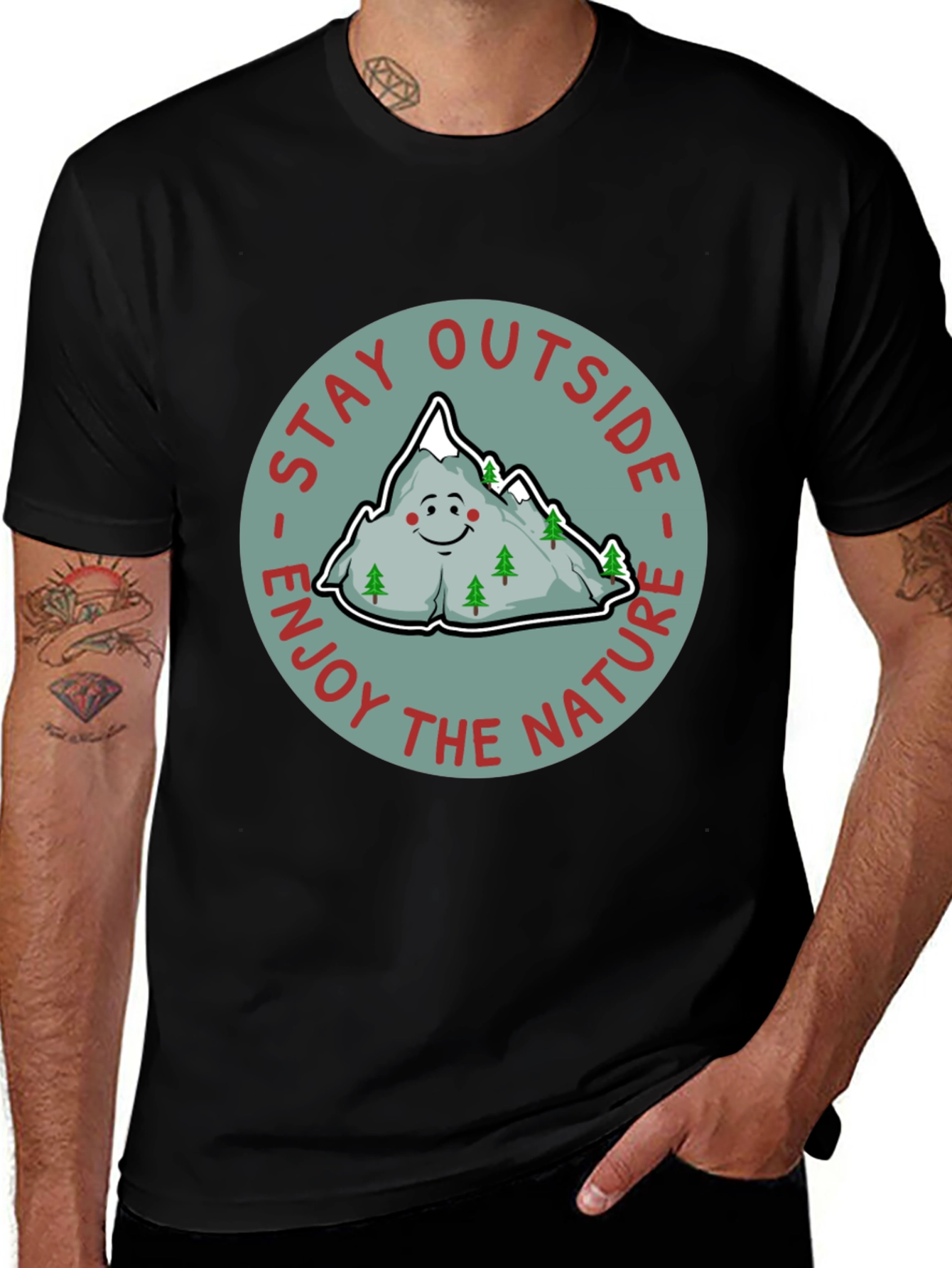Variant 4 of Stay Outside Nature T-Shirt