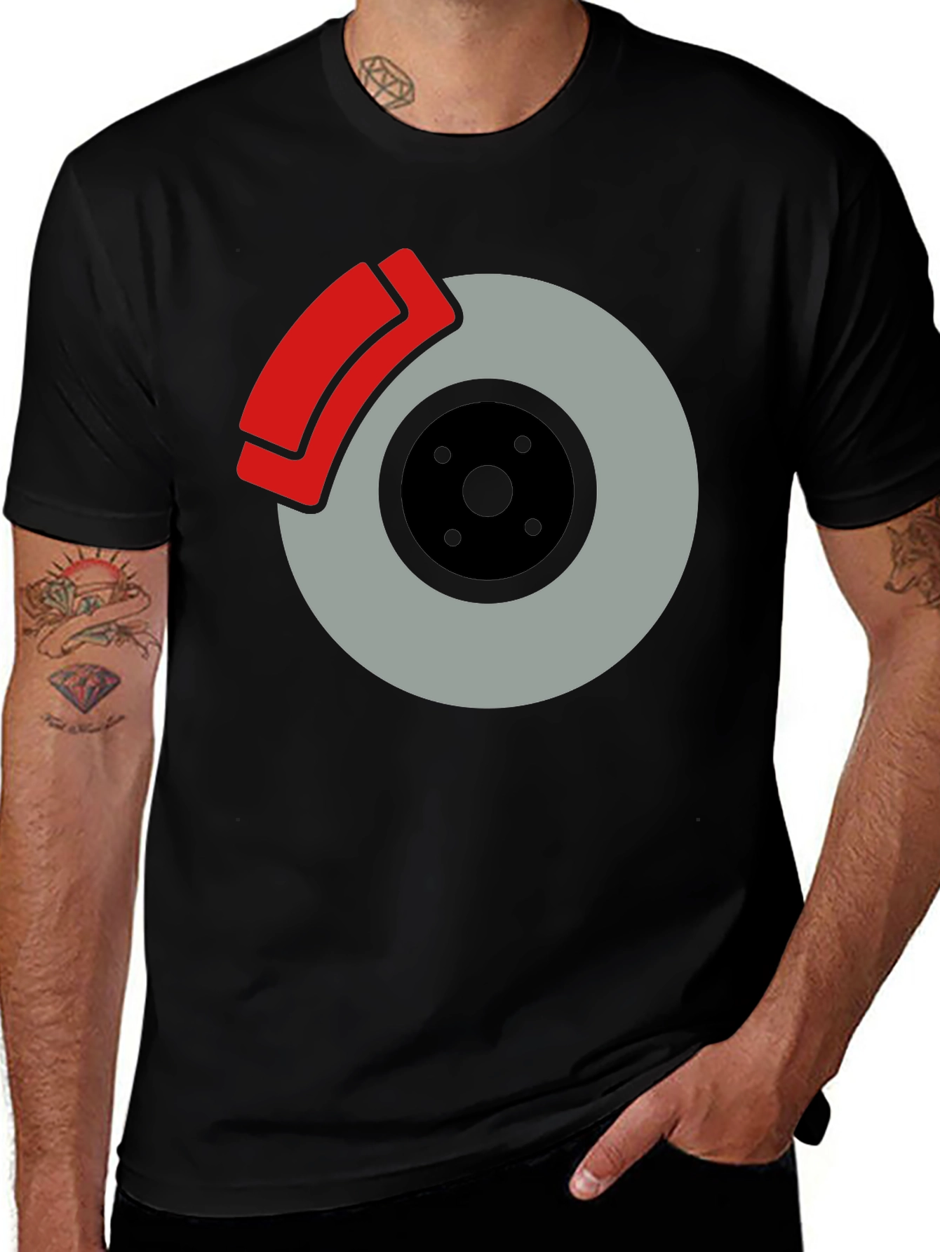 Variant 22 of Car Brake Disc T-Shirt - Automotive Enthusiast Apparel