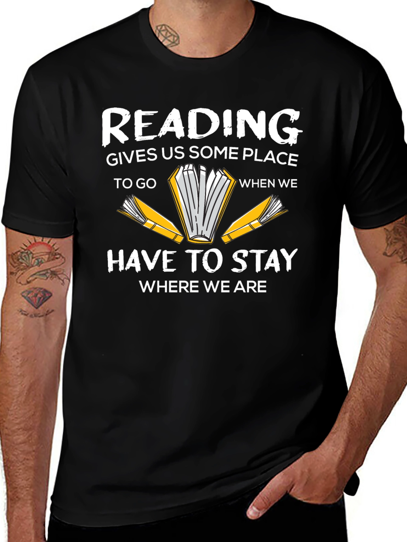 Variant 10 of Reading T-Shirt - Gives Us Some Place To Go Tee